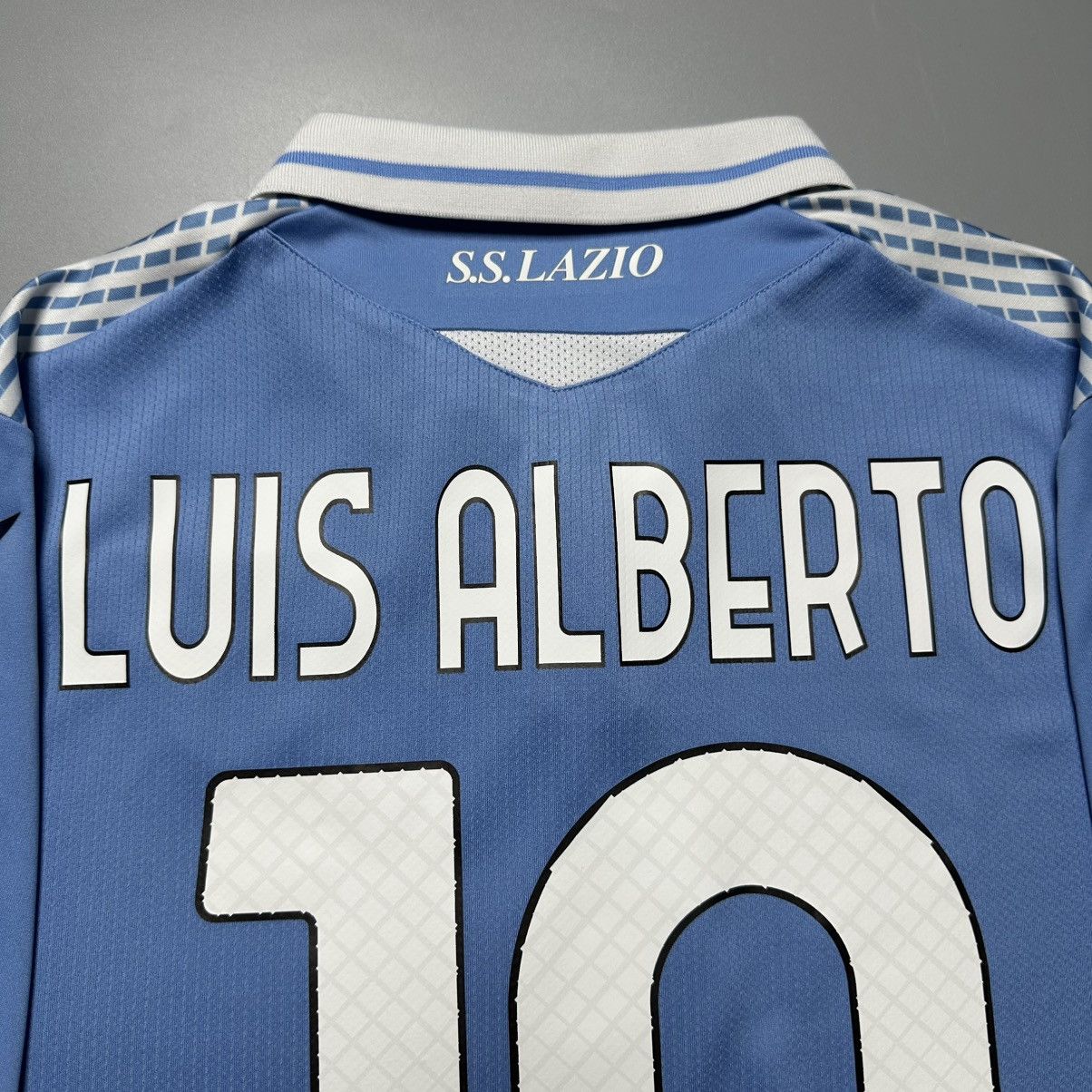 Macron LAZIO MACRON 2020/2021 FOOTBALL HOME JERSEY #10 LUIS ALBERTO Size US L / EU 52-54 / 3 - 13 Thumbnail