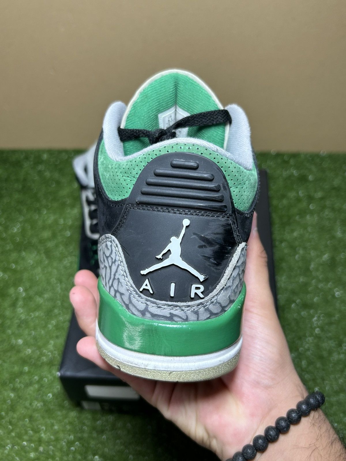 Jordan Brand Jordan 3 Pine Green Size US 8.5 / EU 41-42 - 3 Thumbnail