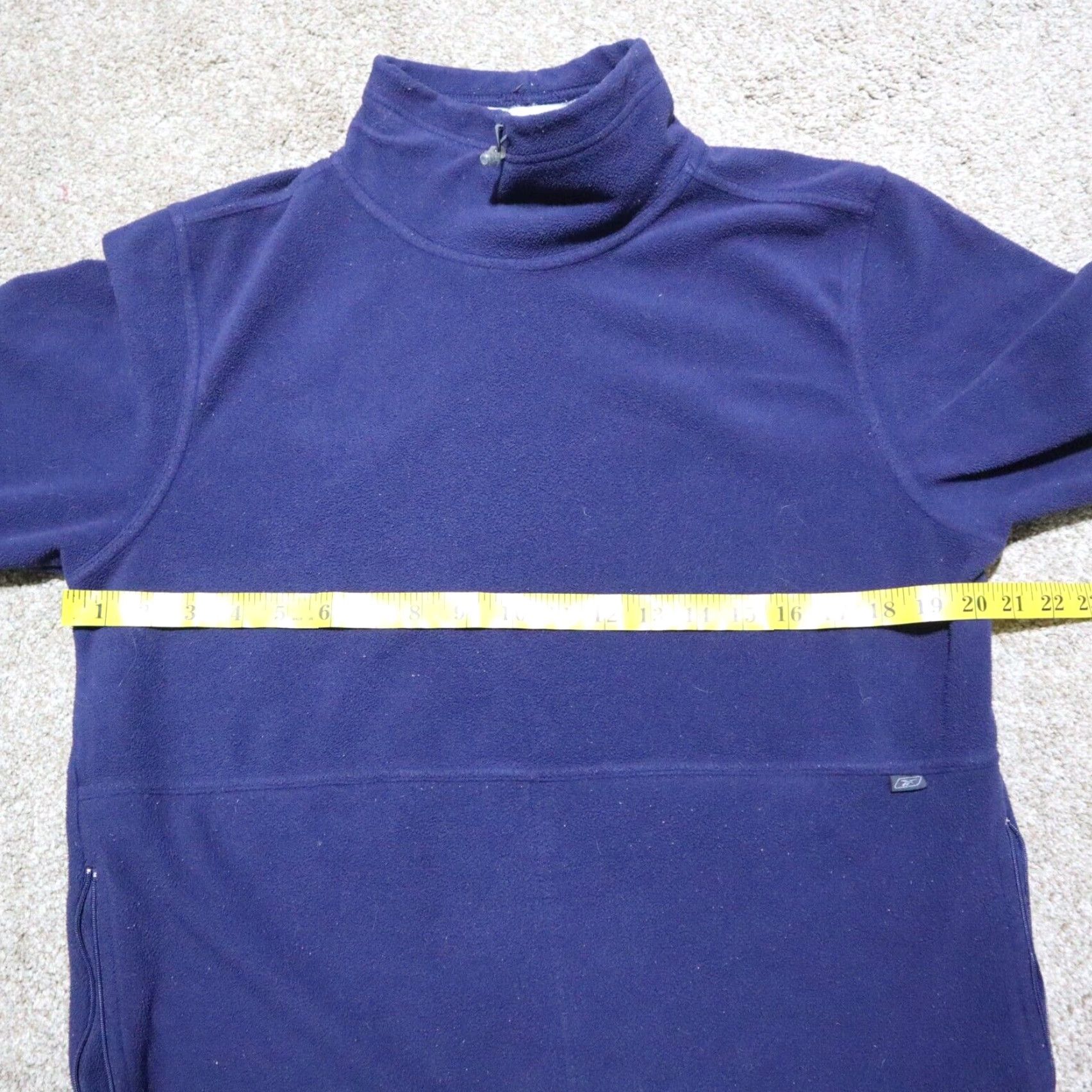 Reebok Reebok Sweater Full Zip Long Sleeve Men M Blue Solid Logo casual Adult Mens Size M Size US M / EU 48-50 / 2 - 4 Thumbnail