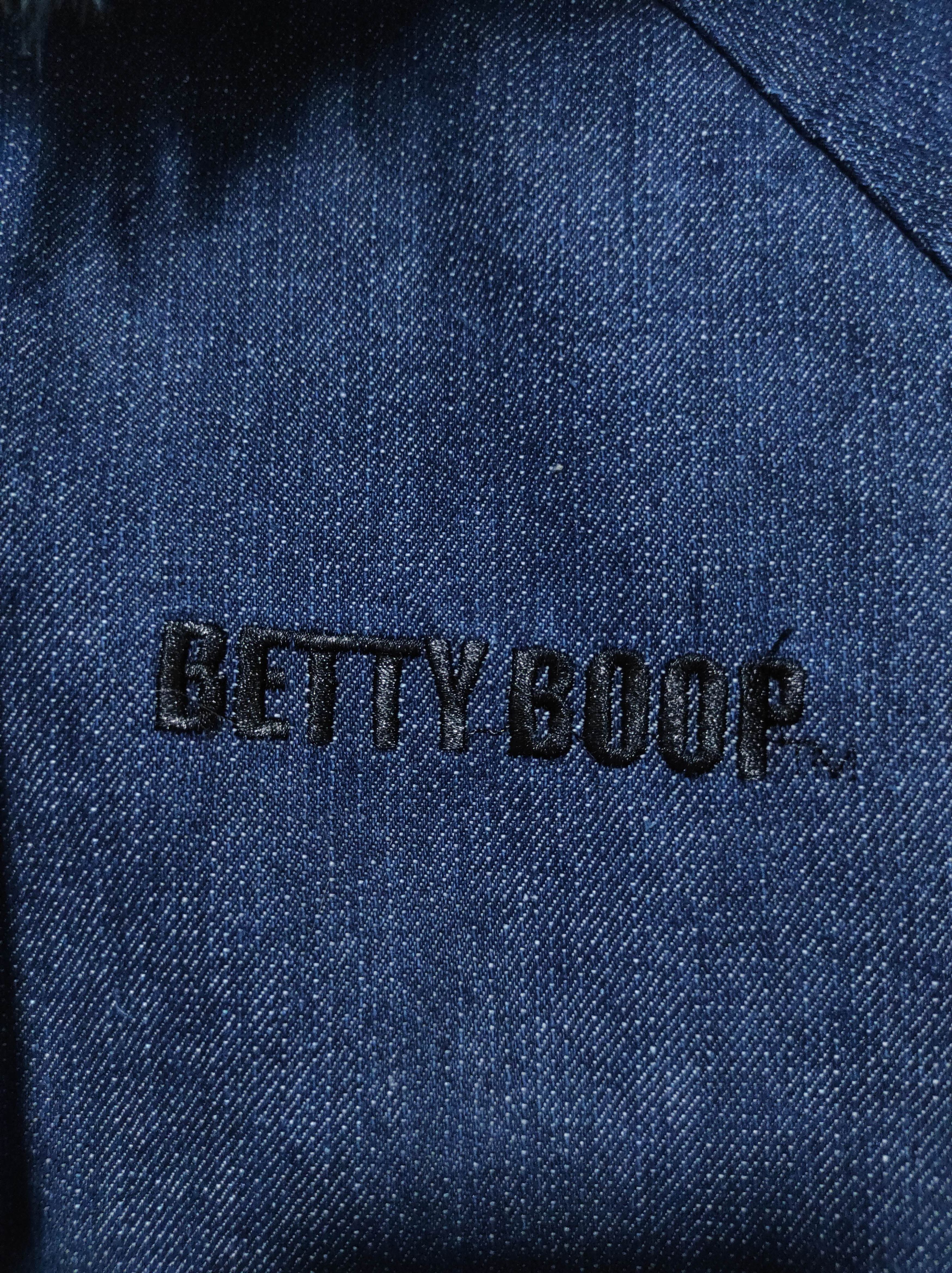 Anime Denifits x Betty boop Bomber Denim Zip Fur Hoodie Jacket Size US M / EU 48-50 / 2 - 5 Thumbnail