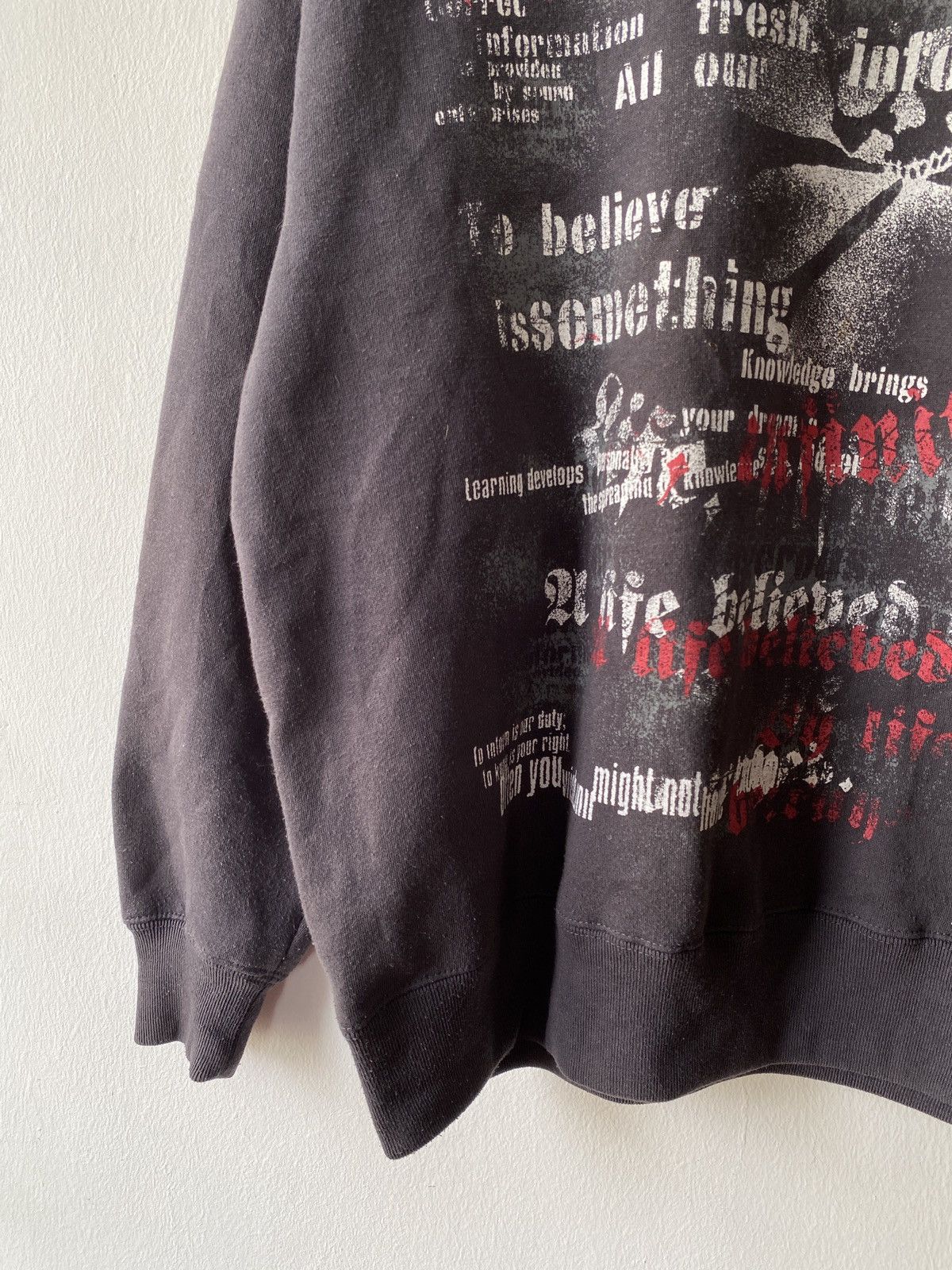 If Six Was Nine × Japanese Brand × Seditionaries Japanese Brand Beaumont Carr Skull Punk Design Sweatshirt Size US L / EU 52-54 / 3 - 4 Thumbnail