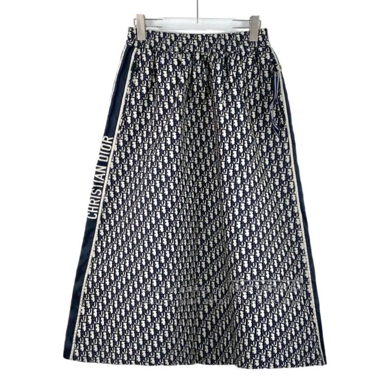 Dior Dior Colour-blocked logo jacquard full-print casual half-l Size 24" / US 00 / IT 34 - 1 Thumbnail