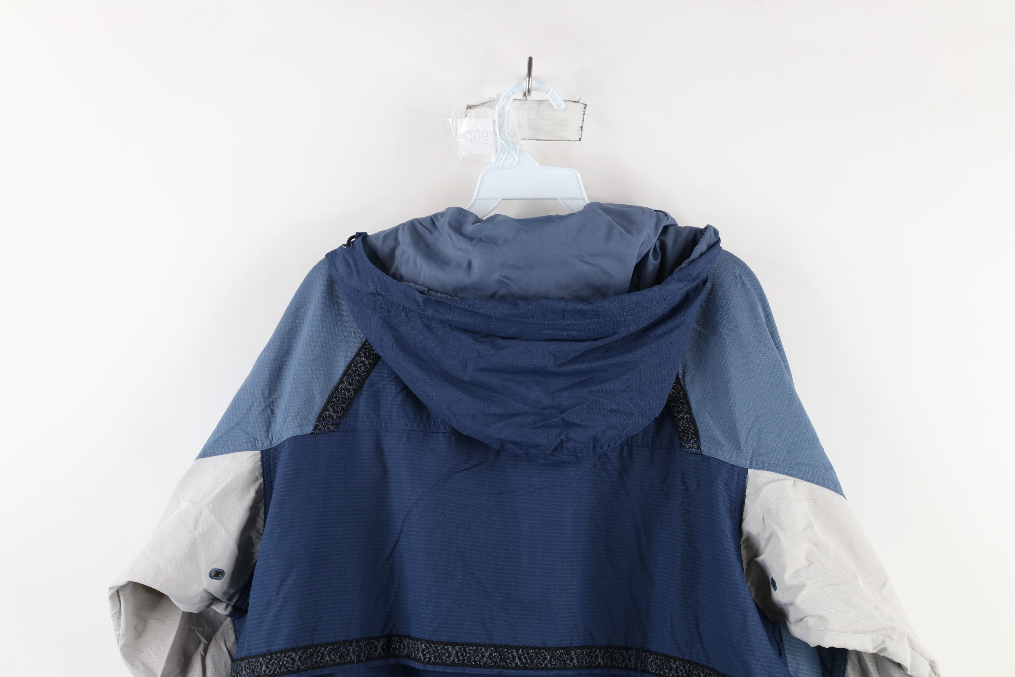 Columbia × Vintage Vintage 90s Columbia Half Zip Packable Hooded Anorak Jacket Size US M / EU 48-50 / 2 - 12 Thumbnail