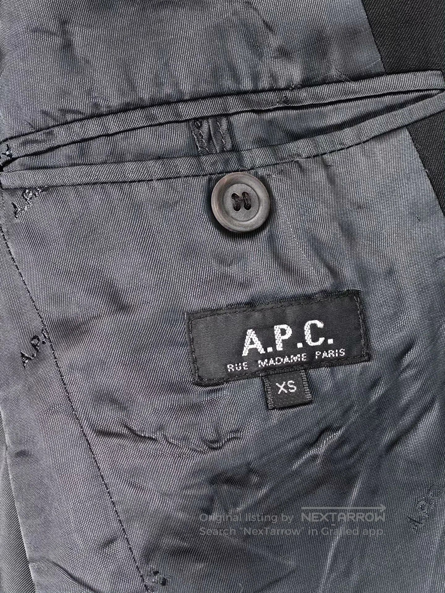 A.P.C. Black Wool Casual Blazer from A.P.C.. Size US XS / EU 42 / 0 - 7 Thumbnail