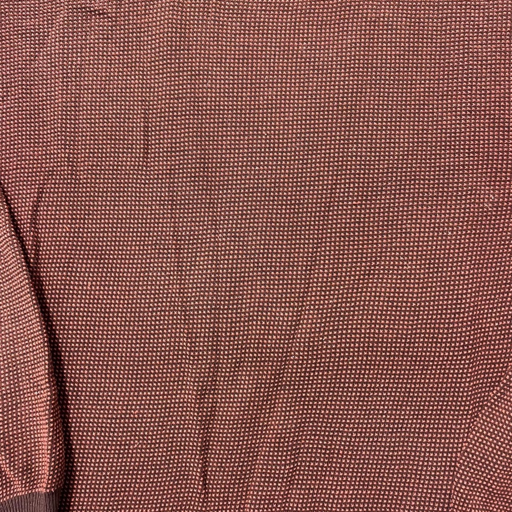 Vintage Fiii Sweater Mens Large Brown Orange Crewneck Waffle Knit Pullover Made in Italy Size US XL / EU 56 / 4 - 2 Thumbnail