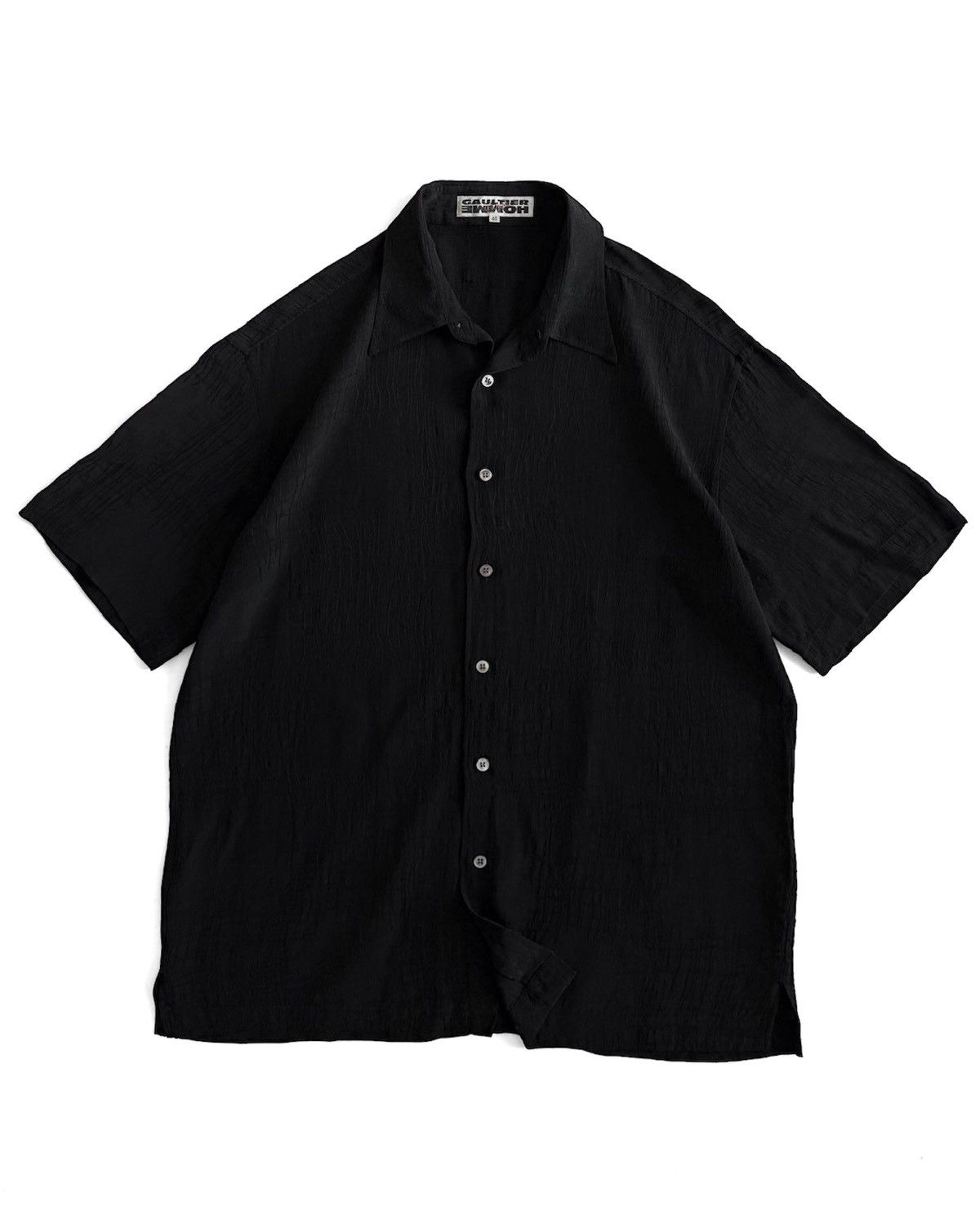 Gaultier Homme Objet VINTAGE90s JEAN PAUL GAULTIER HOMME OBJET BUTTON SHIRT Size US L / EU 52-54 / 3 - 1 Thumbnail