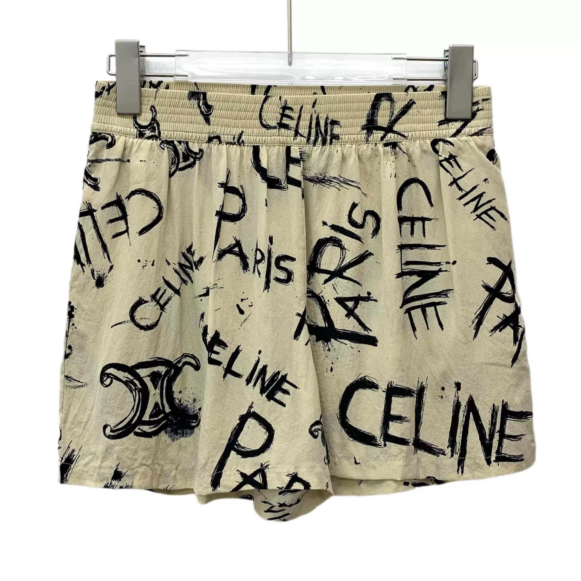 Celine Celine Retro Printed Yellow Pants XXS Women Size 22" - 1 Thumbnail