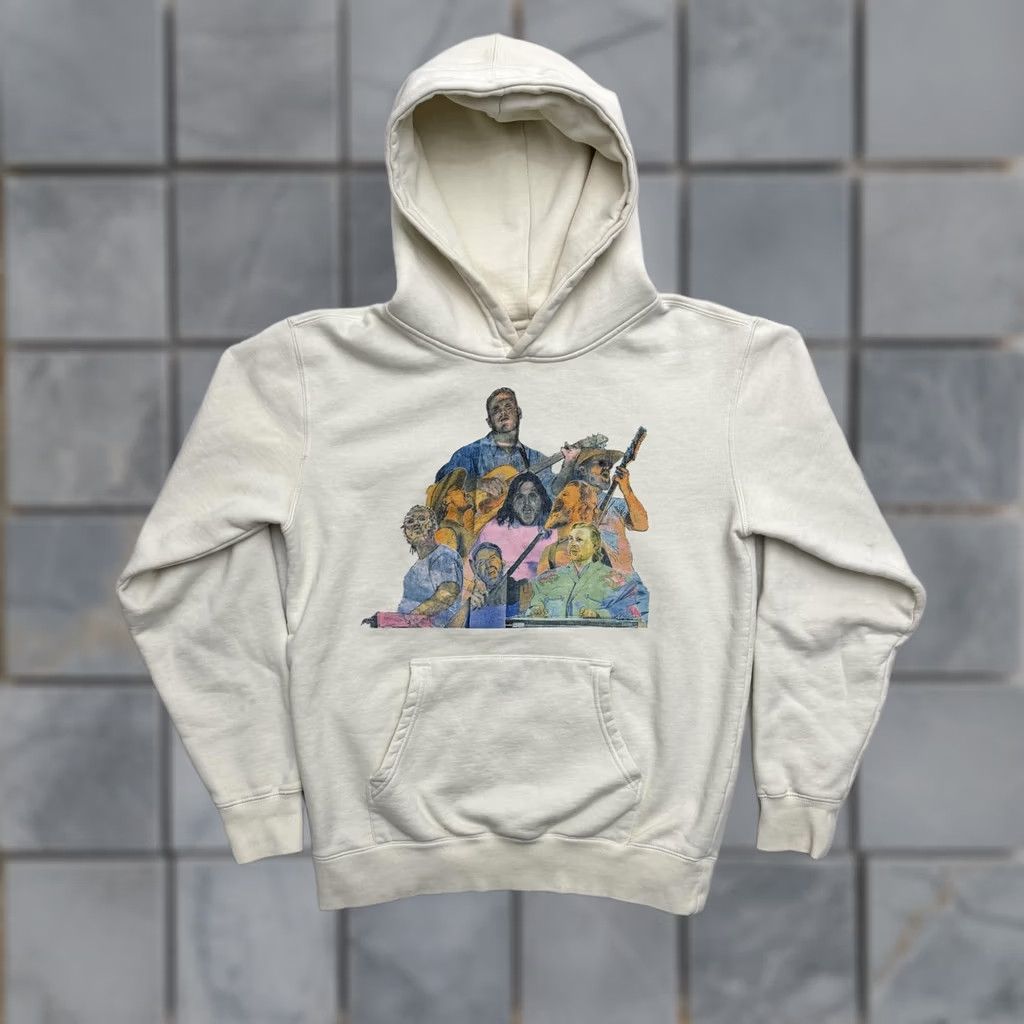 Vintage Zach Bryan Sweater Hoodie Mens Medium White Quittin Time Tour Fleece Graphic Size US M / EU 48-50 / 2 - 1 Thumbnail