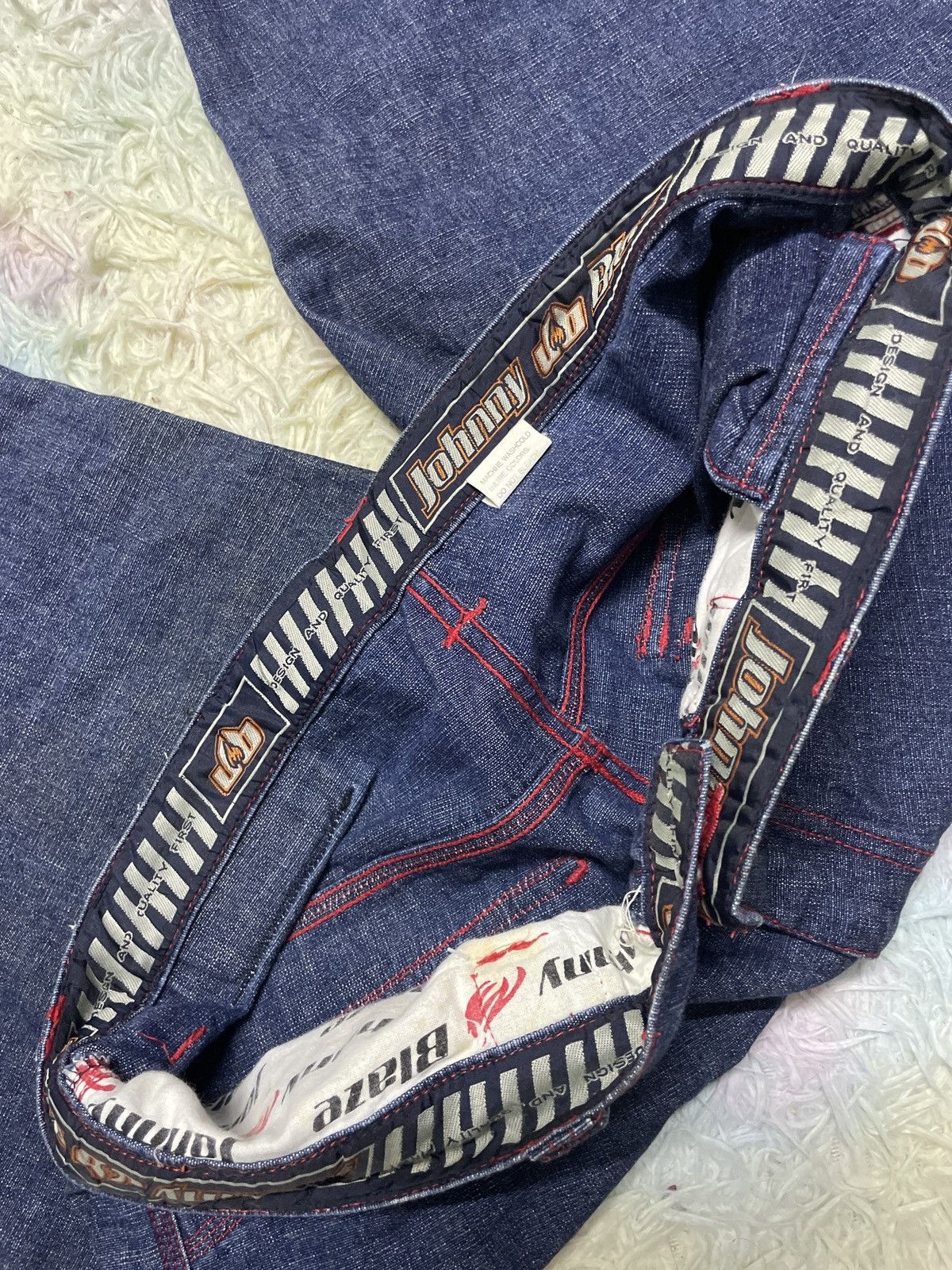 Vintage × Wu-Tang Clan 💥Hearing offer💥Vintage Y2k Jonny blaze denim jorts pants Size US 36 / EU 52 - 12 Thumbnail