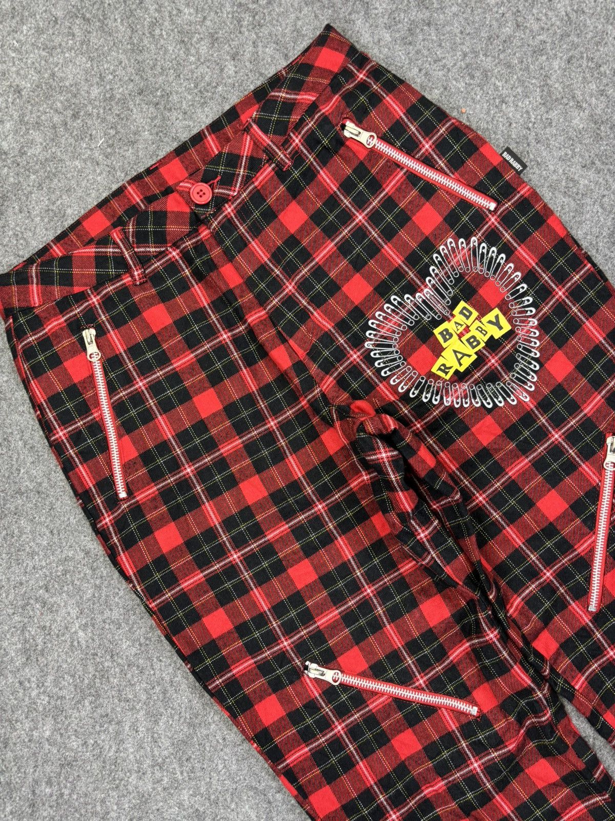 Japanese Brand BAD RABBY Japan Street Seditionaries Multizipper Pant F712 Size US 28 / EU 44 - 6 Thumbnail