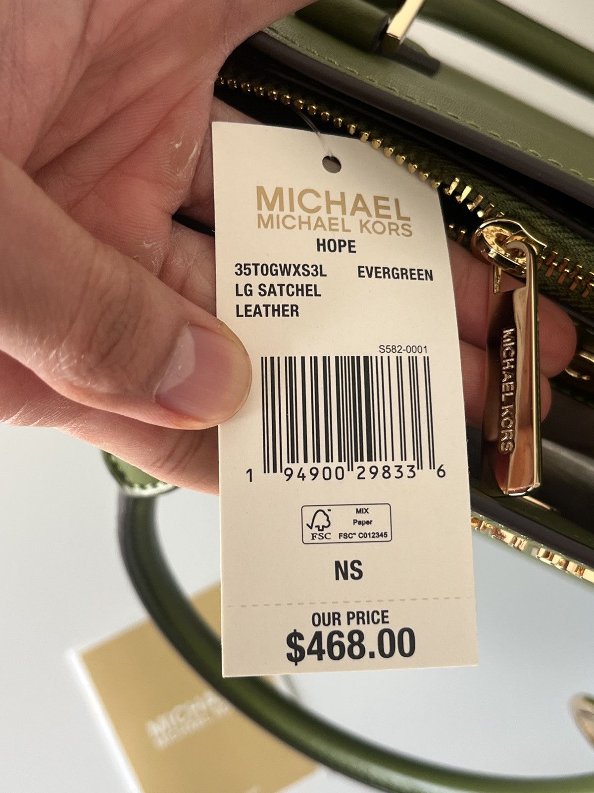 Michael Kors Michael Kors Hope Large Satchel Size ONE SIZE - 5 Thumbnail
