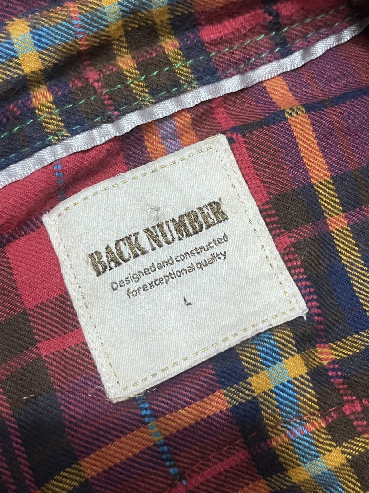 Hysteric Glamour Back Number Women Flannel Shirt Size L / US 10 / IT 46 - 8 Thumbnail