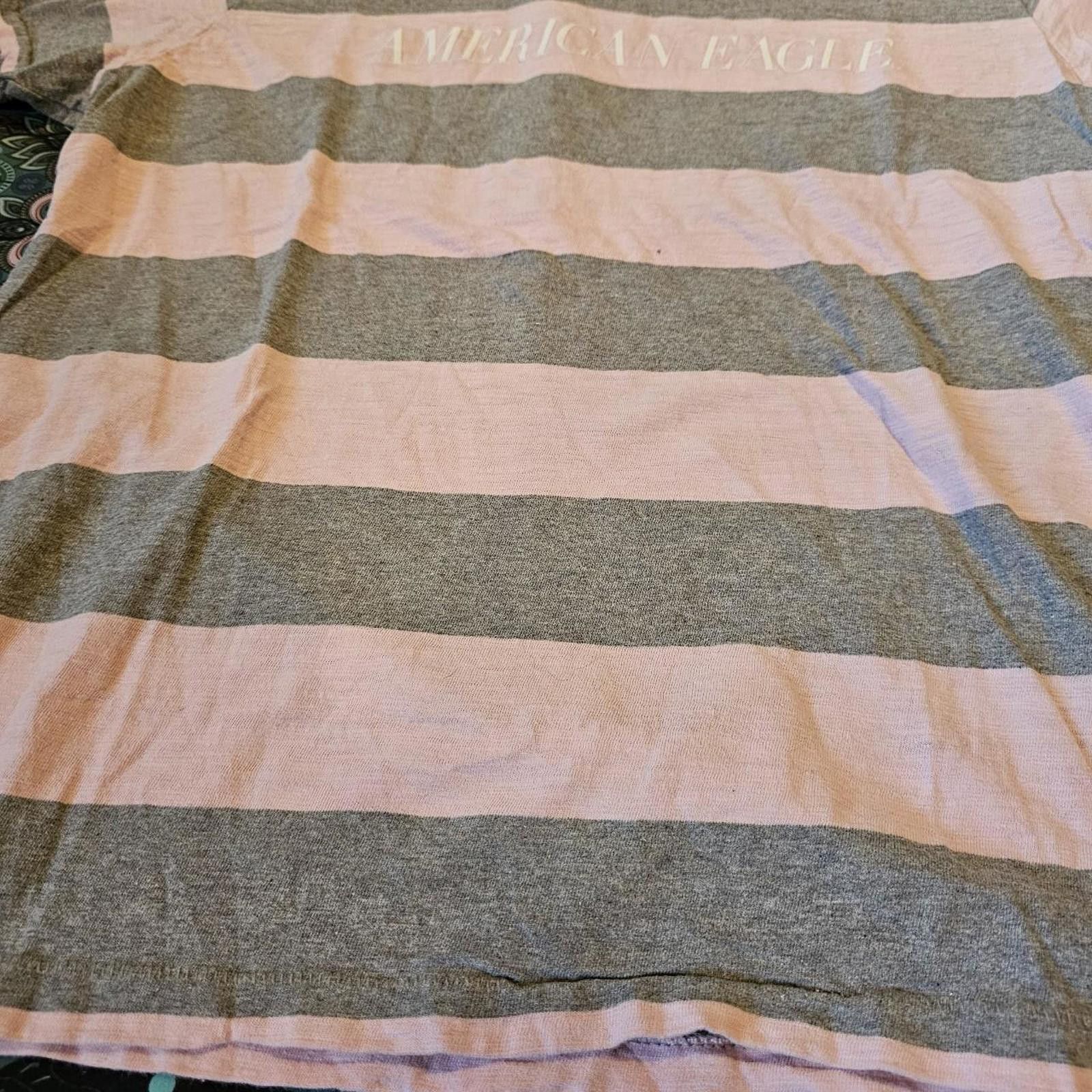 American Eagle Outfitters American Eagle Outfitters Men's Grey and Pink Tshirt Size US L / EU 52-54 / 3 - 2 Thumbnail