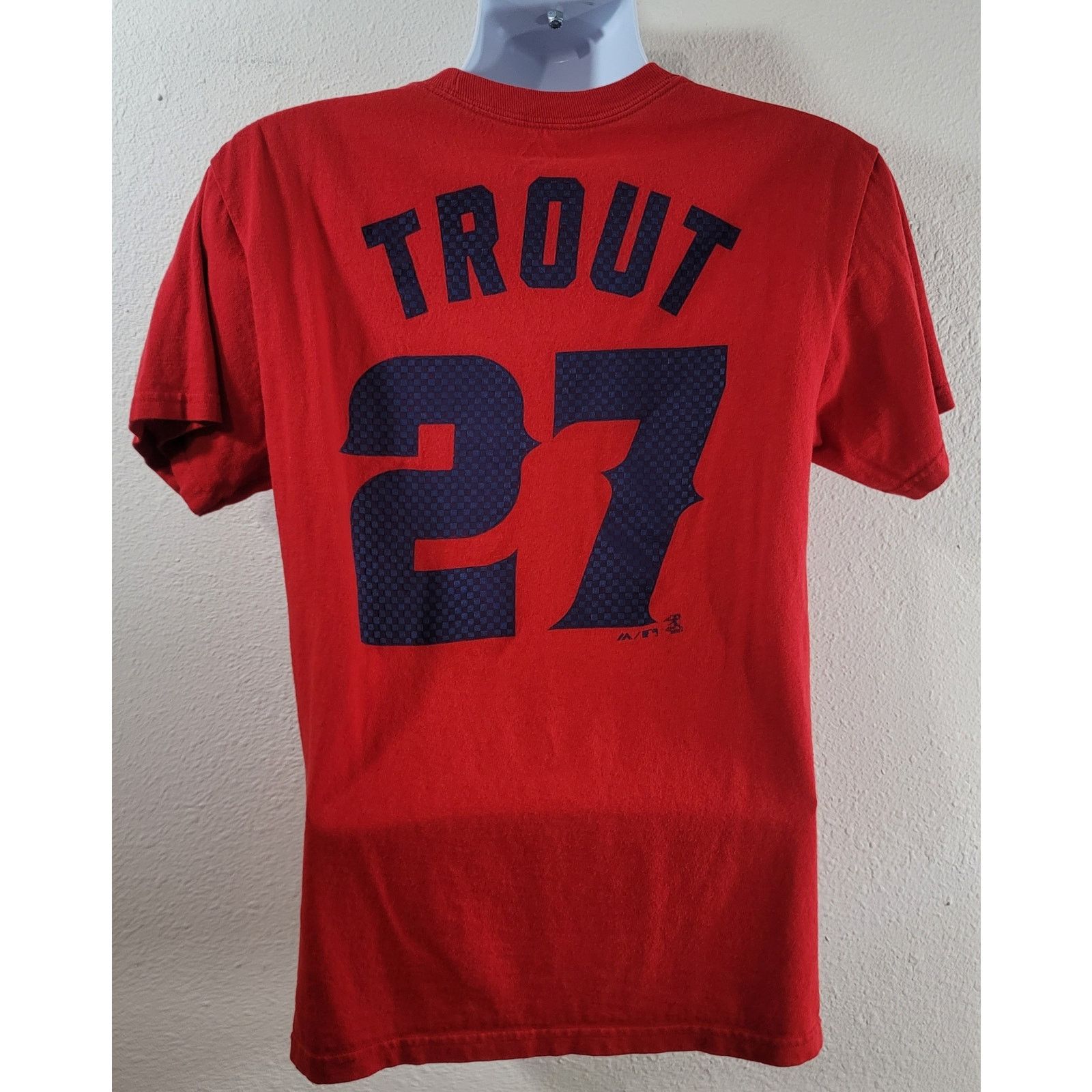 Majestic Majestic Angels Baseball Big A Graphic Logo Trout 27 Shirt M Size US M / EU 48-50 / 2 - 3 Thumbnail