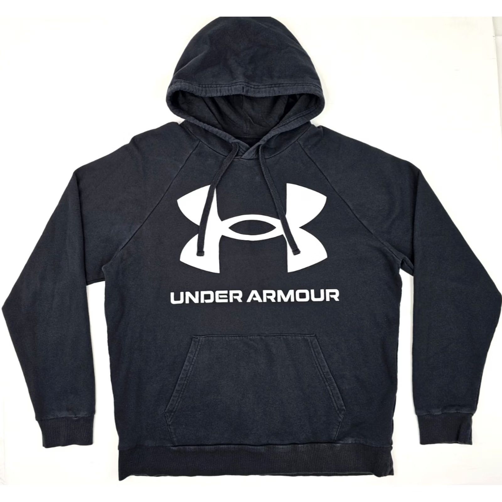 Under Armour Under Armour Rival Fleece ColdGear Loose Pullover Hoodie Men XL Washed Black Size US XL / EU 56 / 4 - 2 Thumbnail