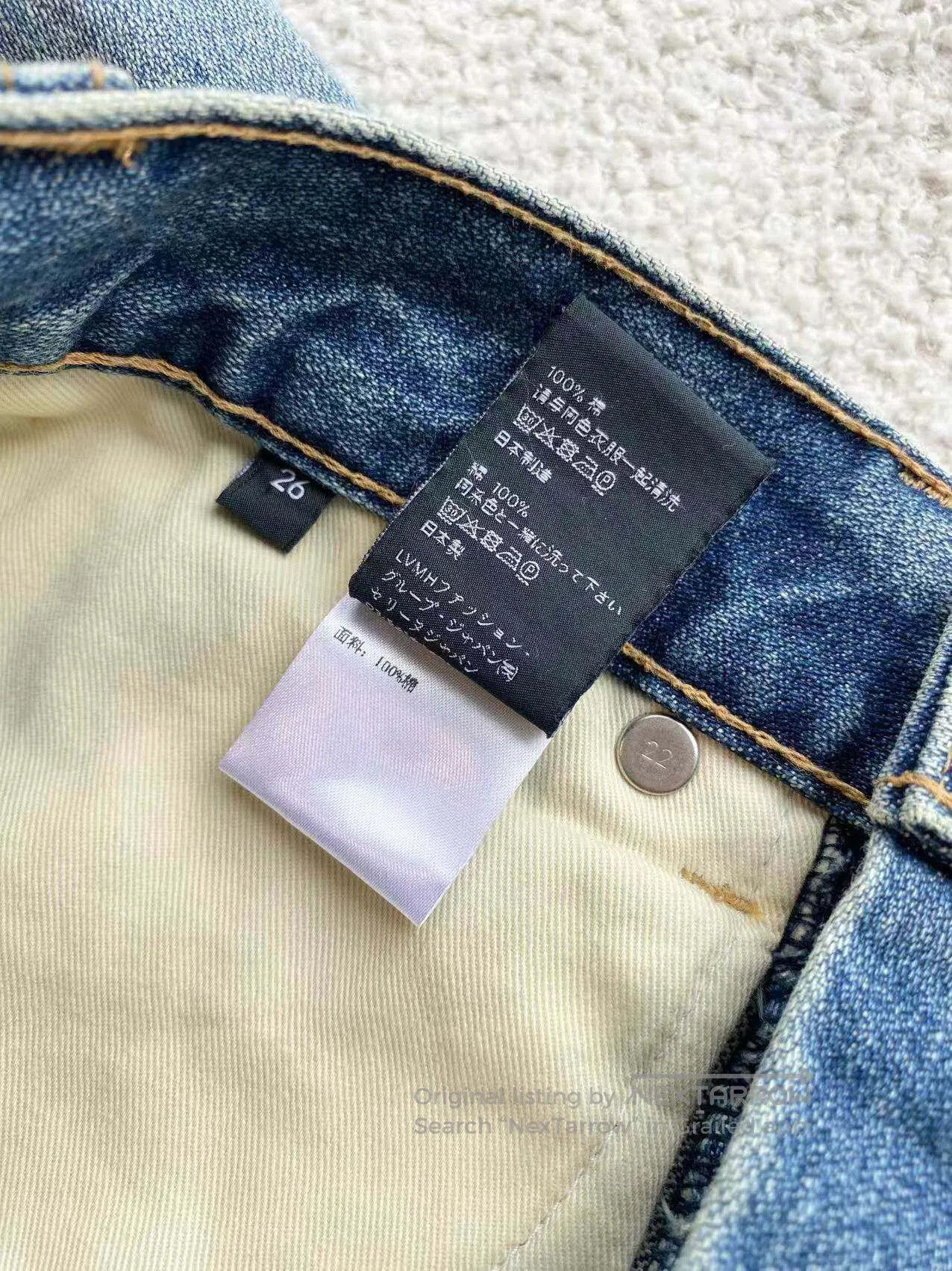 Celine Celine Leather brand washed jeans| Size 26" / US 2 / IT 38 - 5 Thumbnail