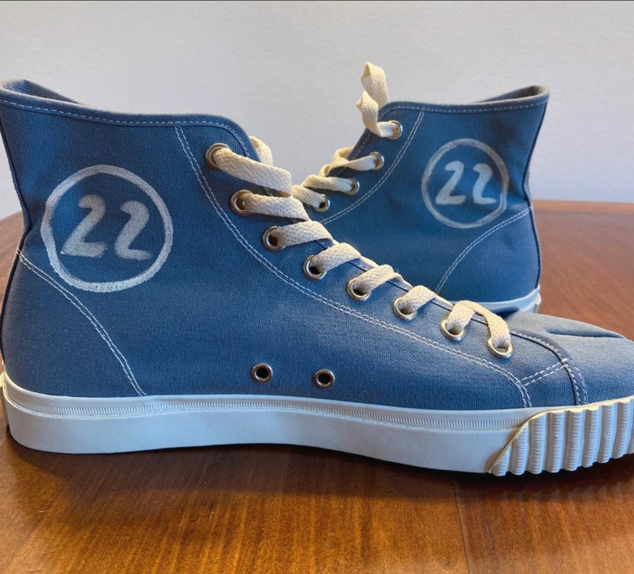 Maison Margiela Maison Margiela high-top sneakers blue Size US 10 / EU 43 - 5 Thumbnail
