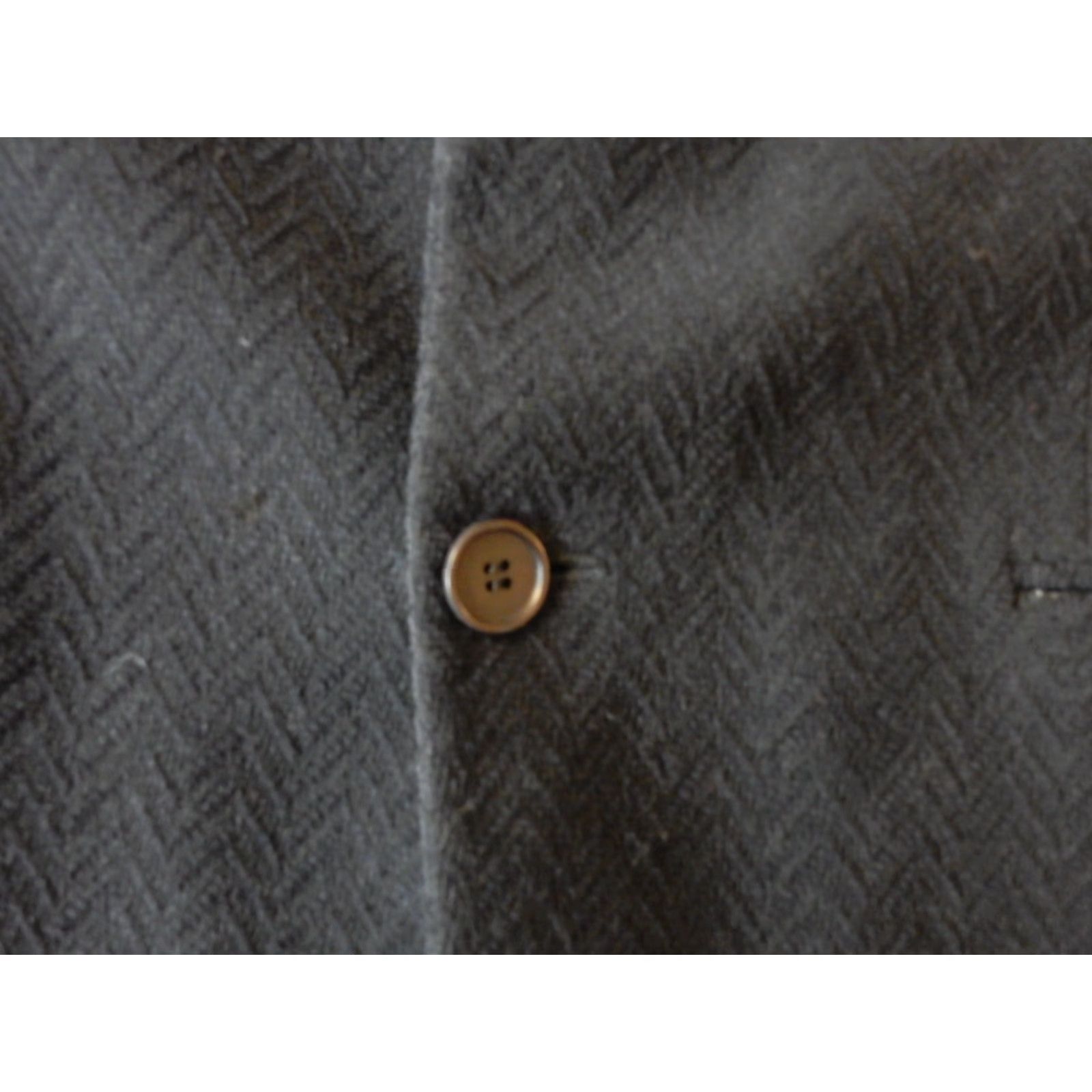 Avenue MANI Men’s Blazer Sport Coat Jacket 38R Black Velvet/Velour Saks Fifth Avenue Mens Dress Coat Size 38R - 3 Thumbnail