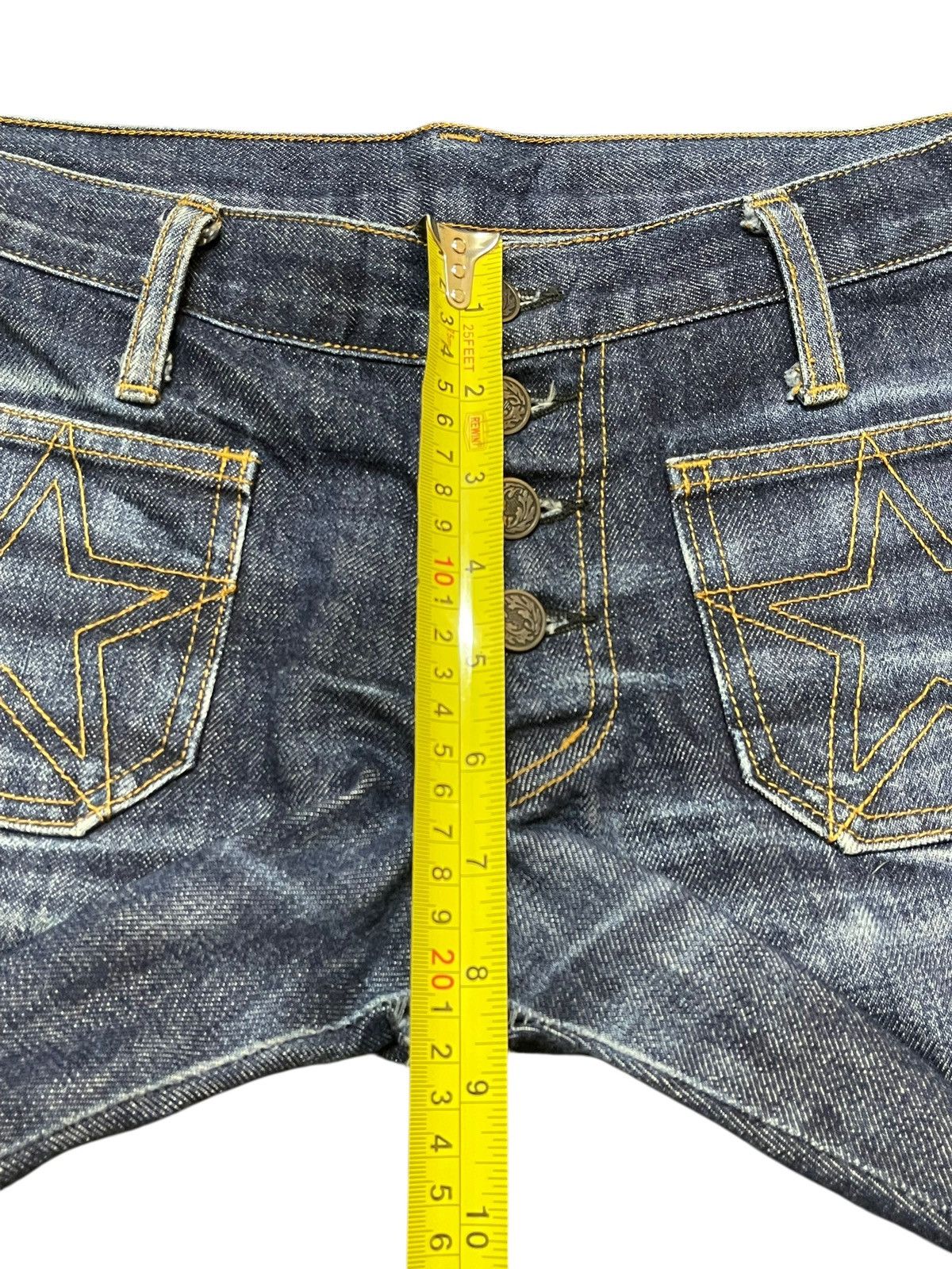 Hysteric Glamour Vintage Japanese Brand Blue Faded Wash Wide Leg Bell Bottom Size US 29 - 15 Thumbnail