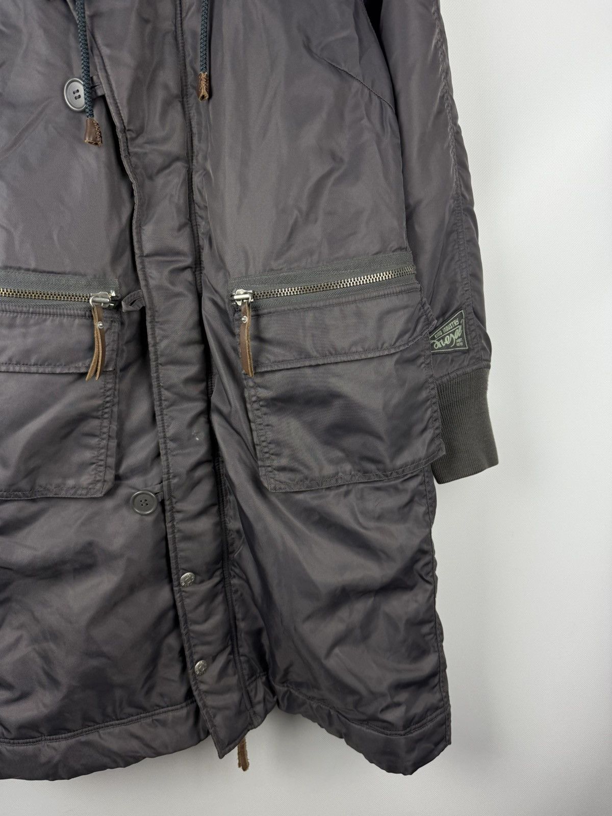 Diesel × Vintage Diesel Vintage Ladies Y2K Nylon Hooded Parka Jacket Size S Size S / US 4 / IT 40 - 7 Thumbnail