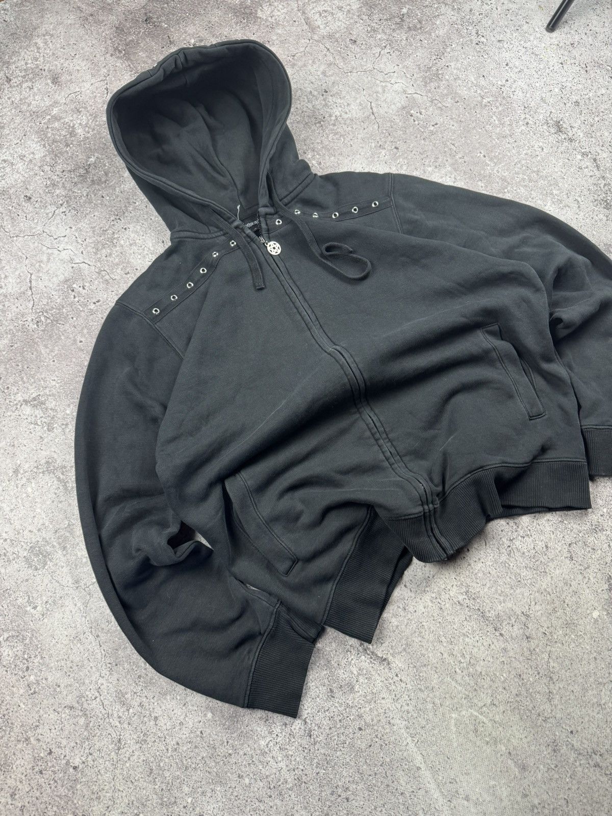 Japanese Brand Gothicana zip hoodie streetwear Tripp nyc style dark gothic Size US S / EU 44-46 / 1 - 6 Thumbnail