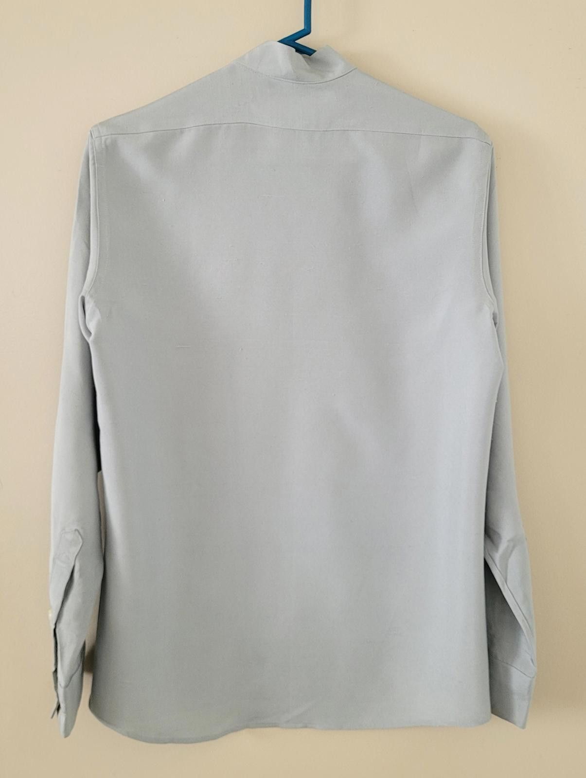 Other Kam Lamar Men’s Sm Mandarin Collar Button Shirt Light Mint Size US S / EU 44-46 / 1 - 2 Thumbnail
