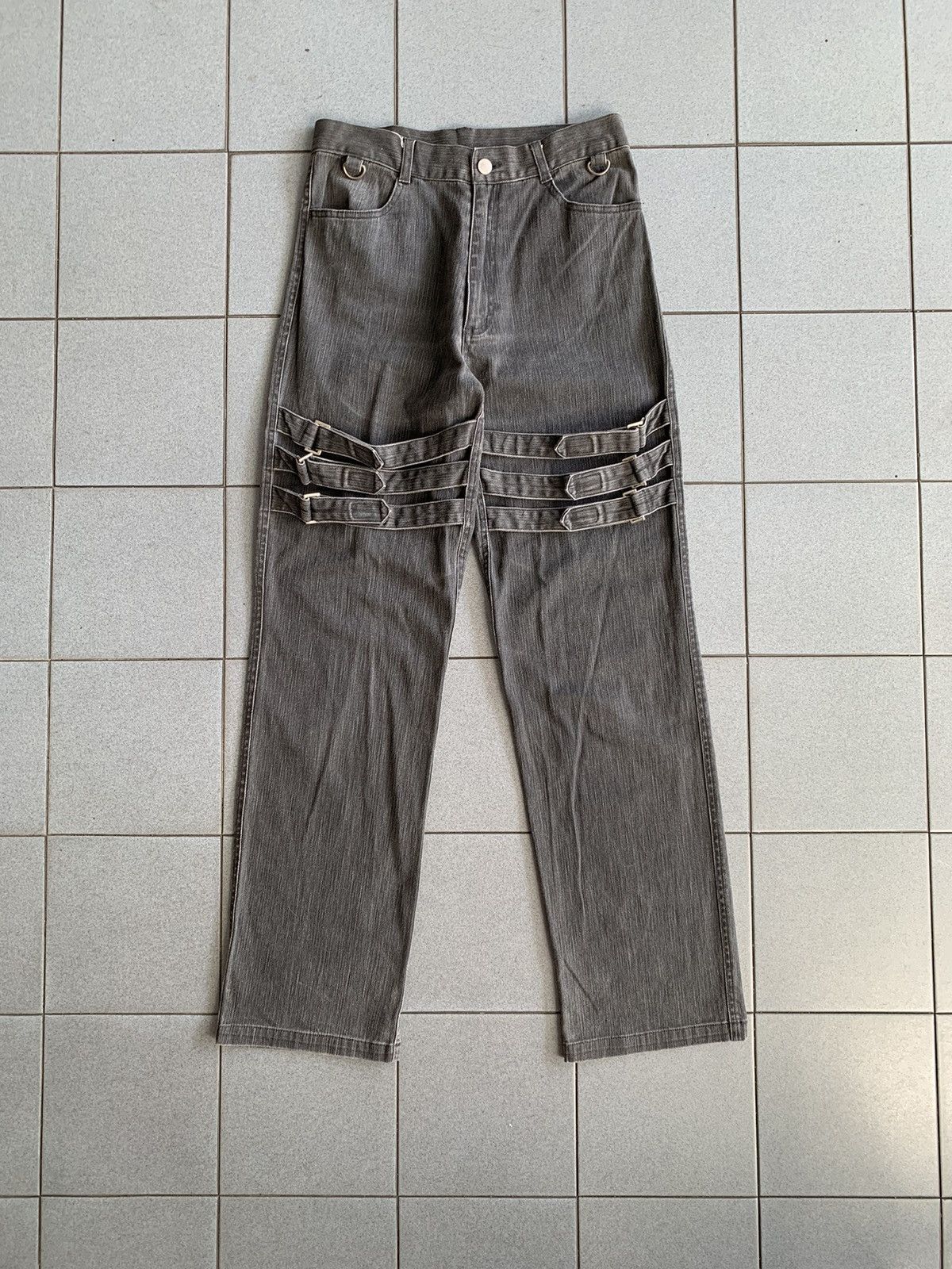 If Six Was Nine Slash Number Bondage Jeans Size US 28 / EU 44 - 2 Thumbnail