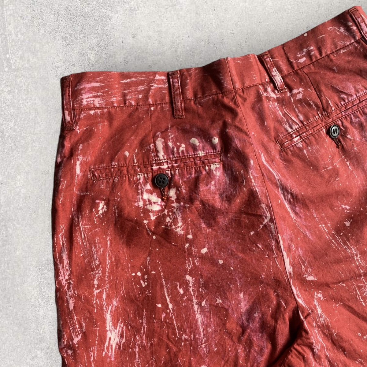 Dries Van Noten Dries Van Noten Red Degraded Pants Size US 30 / EU 46 - 11 Thumbnail