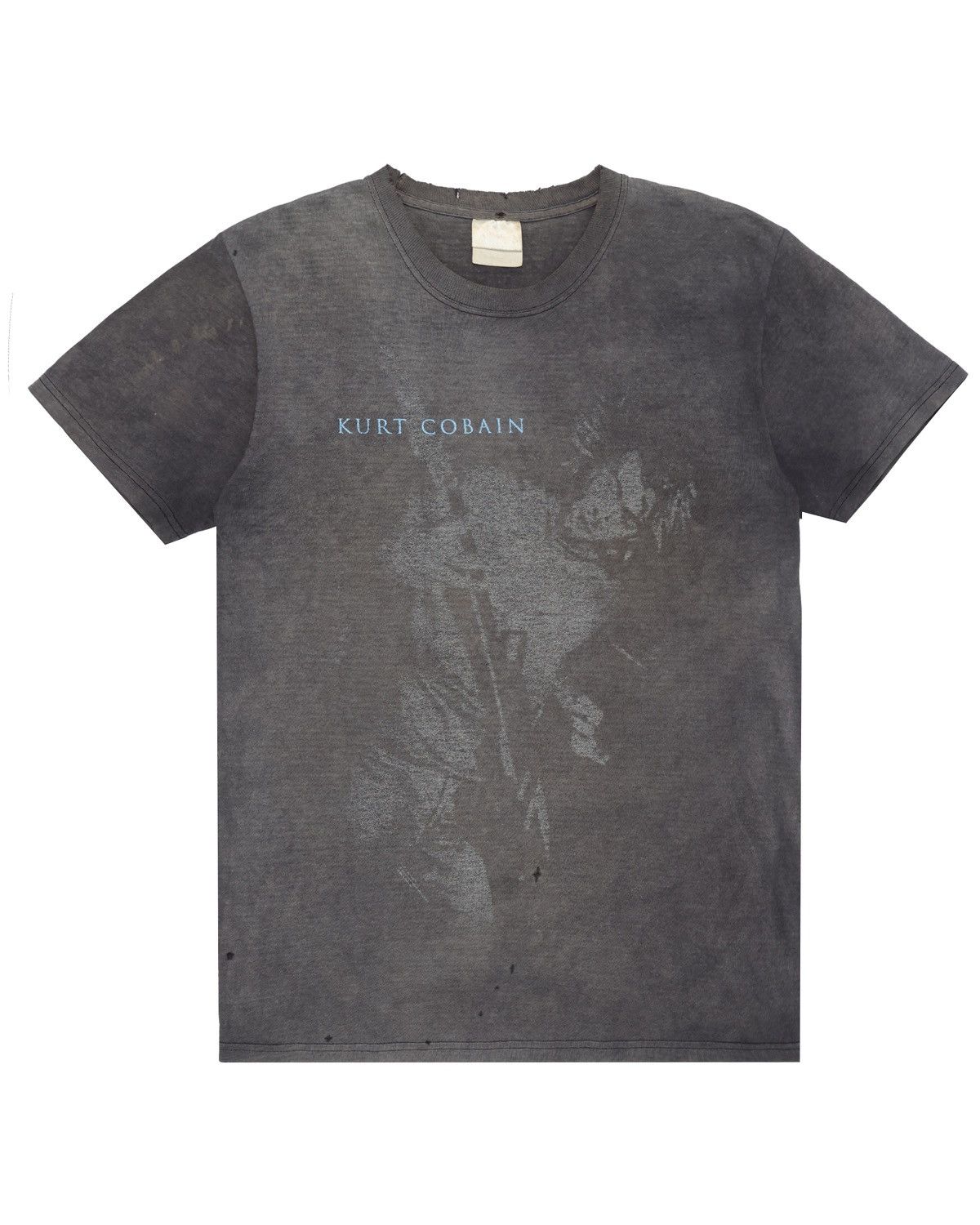 Vintage Trashed Kurt Cobain Faded Graphic-Distressed Grunge Style Size US S / EU 44-46 / 1 - 1 Thumbnail