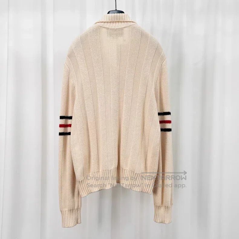 Gucci Gucci Embroidered double G college-style knitted zipper co Size S / US 4 / IT 40 - 2 Thumbnail