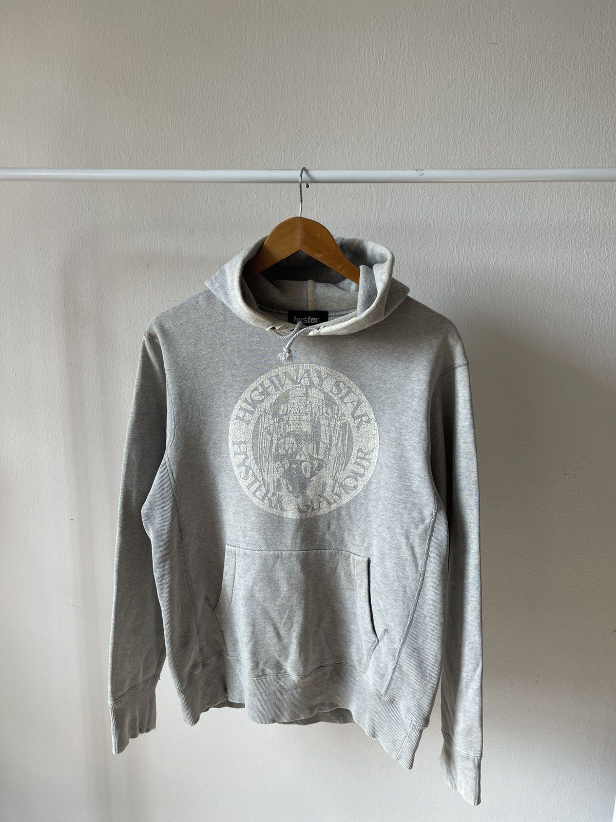 Hysteric Glamour 90s Hysteric Glamour Distressed Hoodie Size US L / EU 52-54 / 3 - 1 Thumbnail