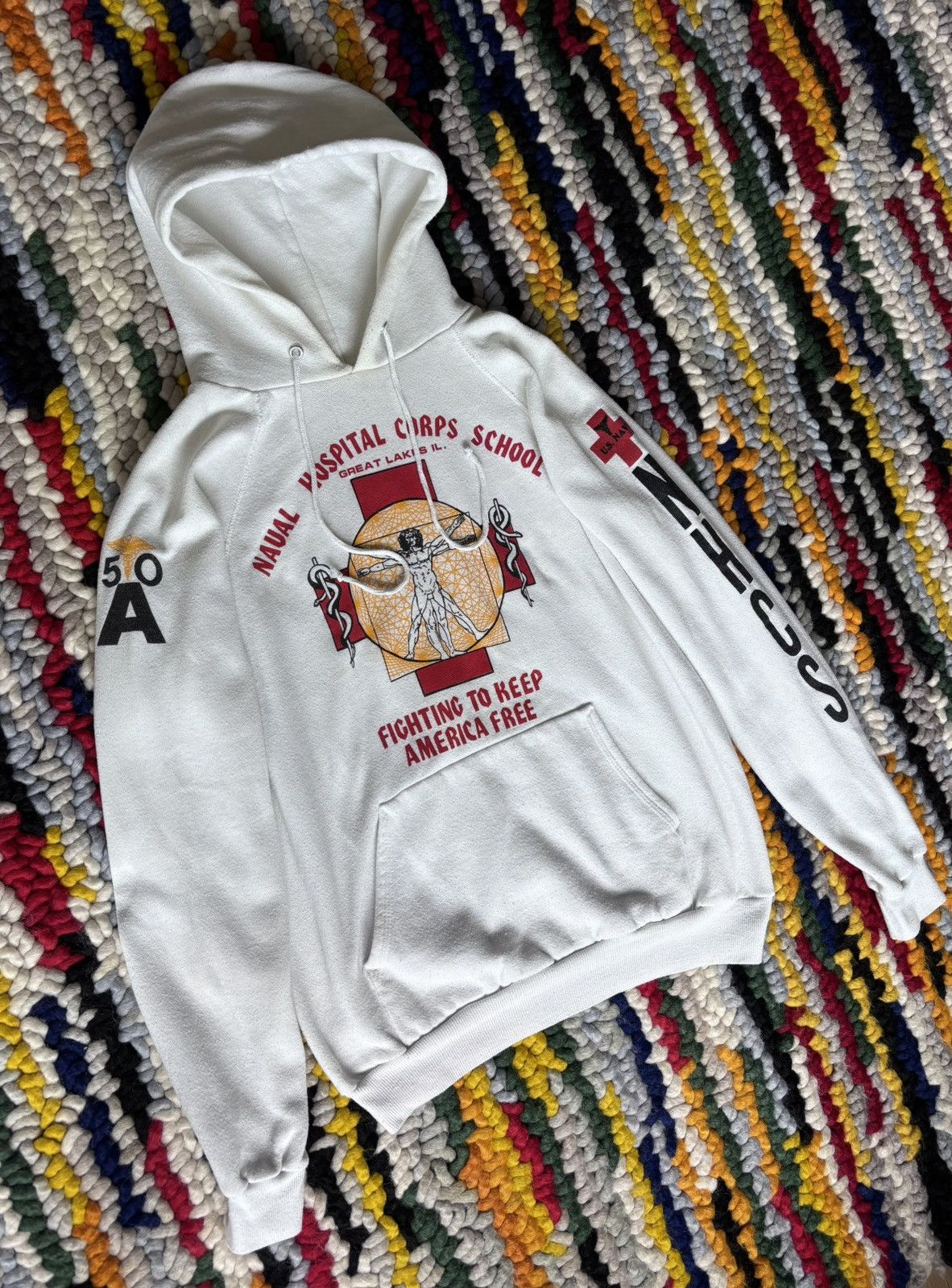 Vintage Vintage Great Lakes Naval Corps Hoodie Size US M / EU 48-50 / 2 - 3 Thumbnail