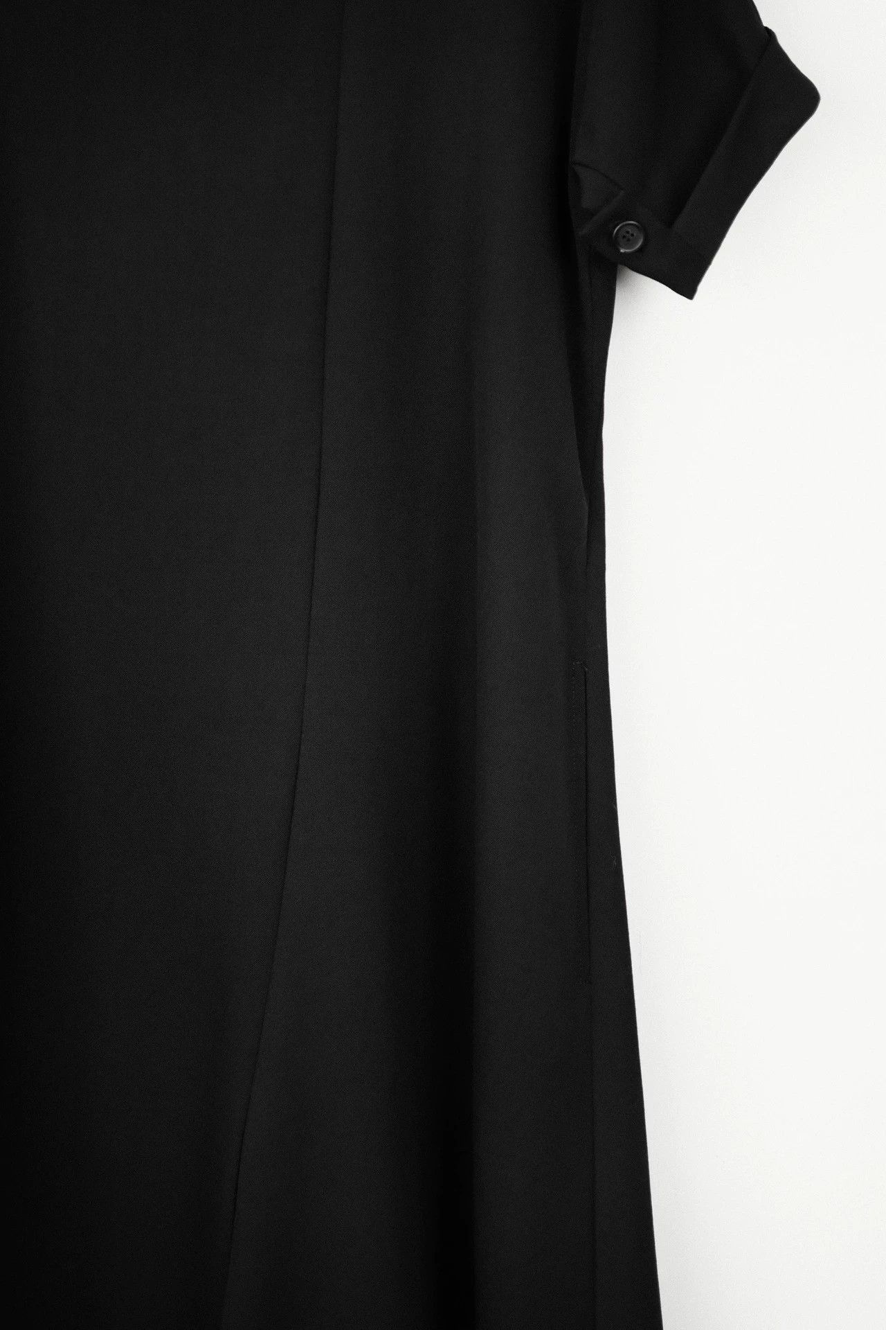 Yohji Yamamoto Yohji Yamamoto 21ss Vtg Collarless Asymmetric ShSl Dr Wmn Size S / US 4 / IT 40 - 5 Thumbnail