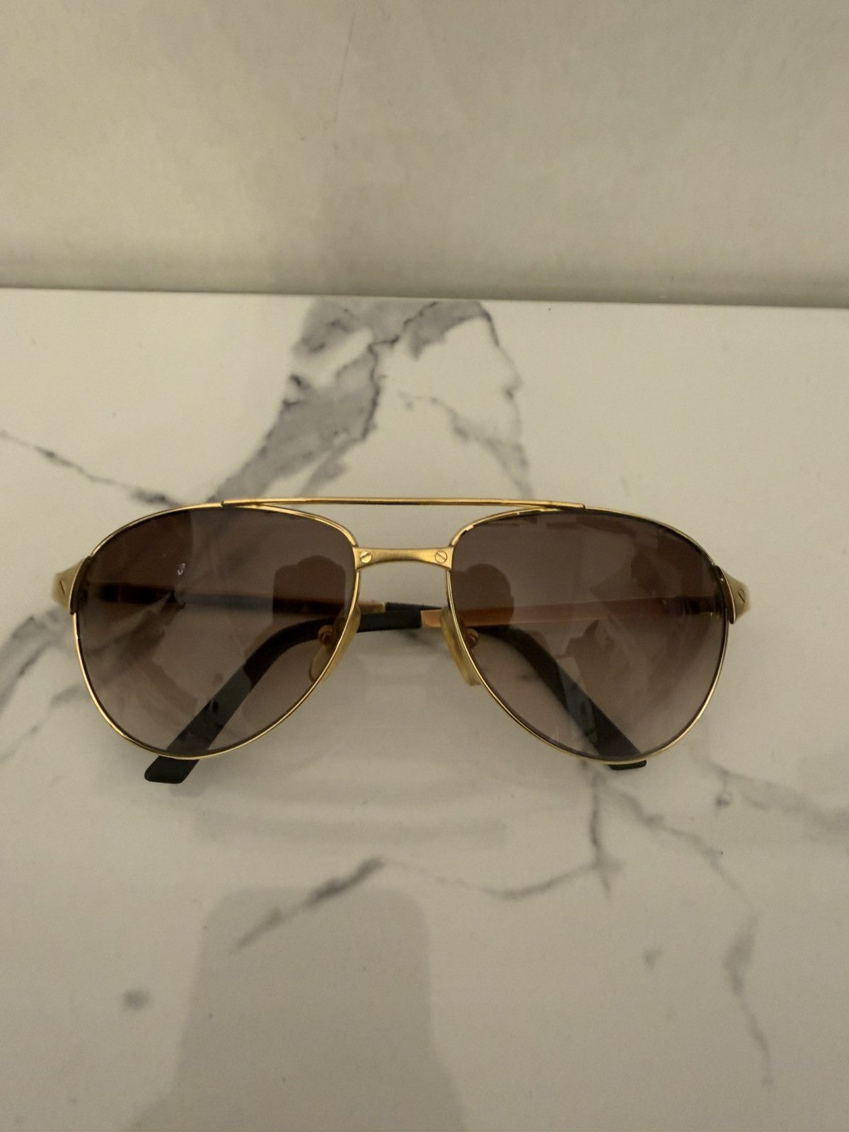 Cartier Cartier Men's Premiere Pilot/Aviator Sunglasses Vintage Size ONE SIZE - 2 Thumbnail
