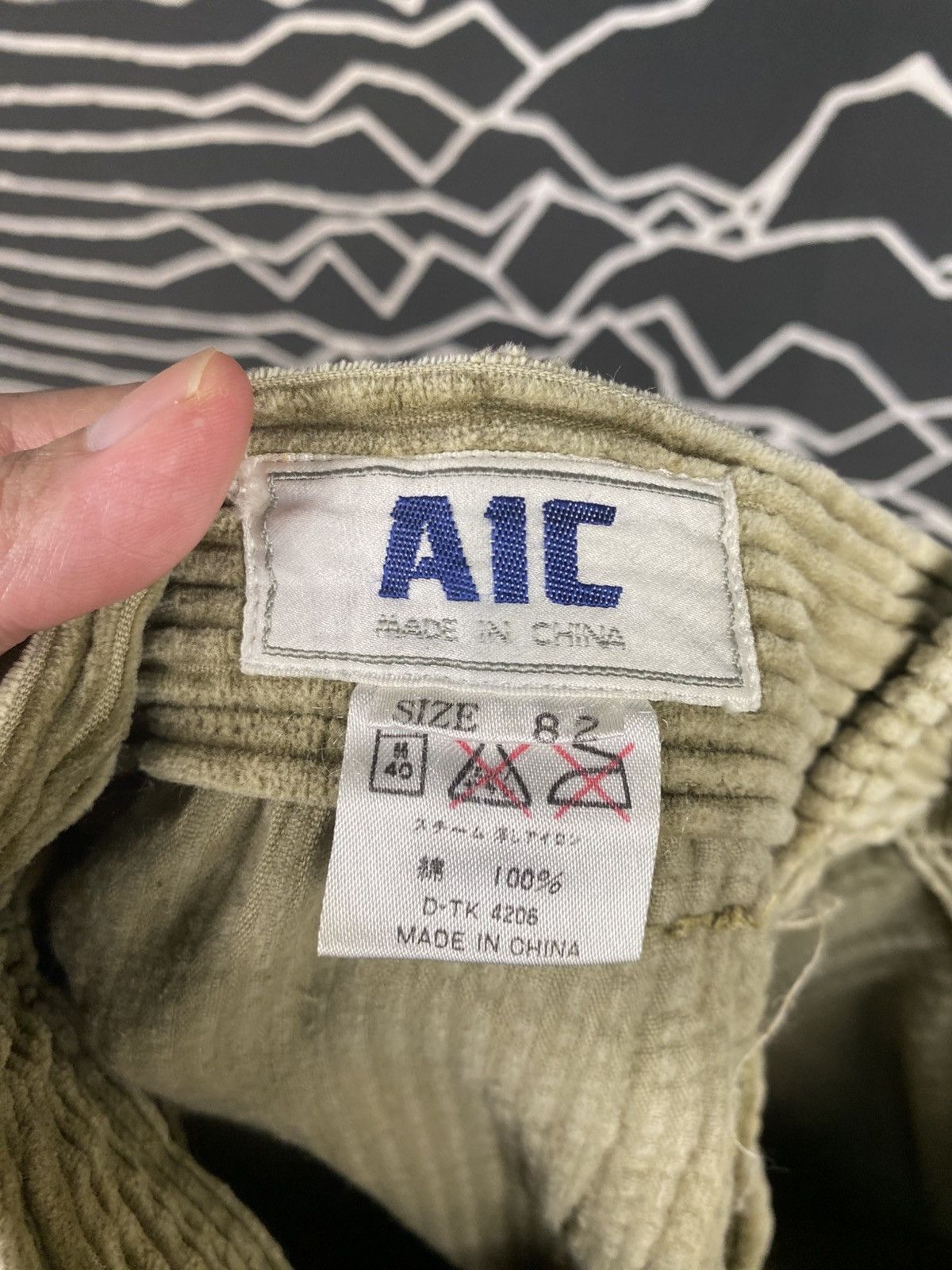 Japanese Brand AIC Corduroy Bush Pants Size US 28 / EU 44 - 3 Thumbnail