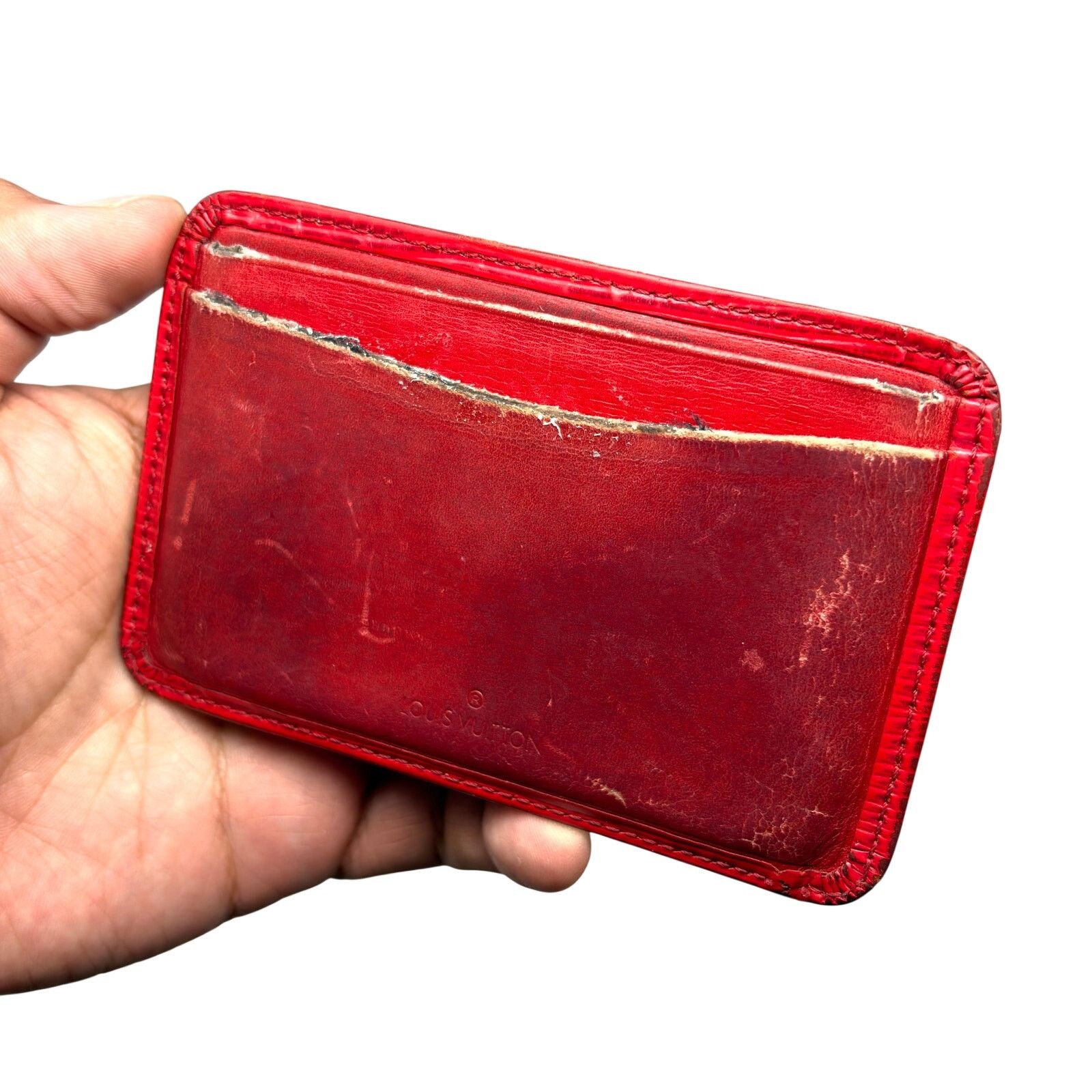 Louis Vuitton Louis Vuitton Red Cardholder Wallet Size ONE SIZE - 10 Thumbnail