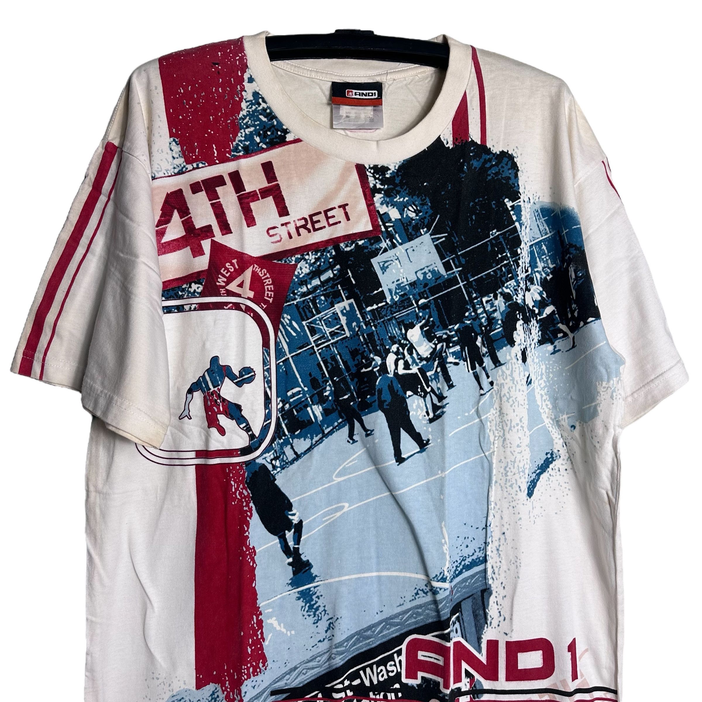 Vintage 🔥RARE🔥Vintage And 1 Street Basketball OVP T-shirt Size US L / EU 52-54 / 3 - 2 Thumbnail