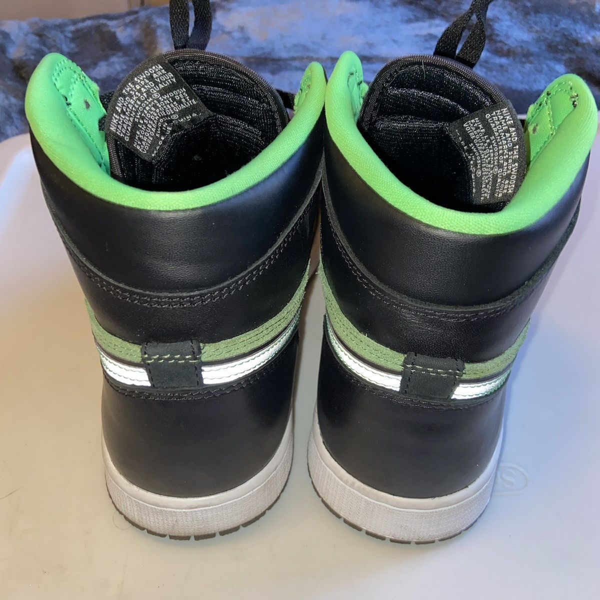 Nike Nike Air Jordan 1 High Zoom Zen Green Size US 10 / EU 43 - 5 Thumbnail
