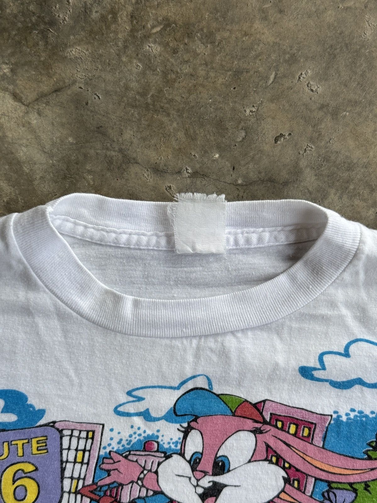 Anime × Cartoon Network × Vintage *RARE* 1994 90s VINTAGE WARNER BROS LOONEY TUNES ROAD 66 TEE Size US M / EU 48-50 / 2 - 6 Thumbnail