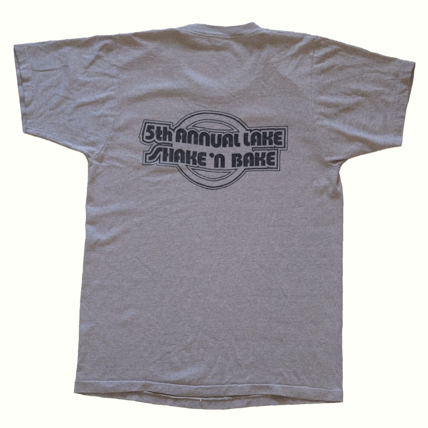 Vintage USA MADE SCREEN STARS LAKE OUTDOOR BOATING VTG 70s 80s SINGLE STITCH T SHIRT SZL Gray Unisex Cotton Screen Stars Graphic Tee Sportswear/Beach Men SZ L Size US L / EU 52-54 / 3 - 2 Thumbnail