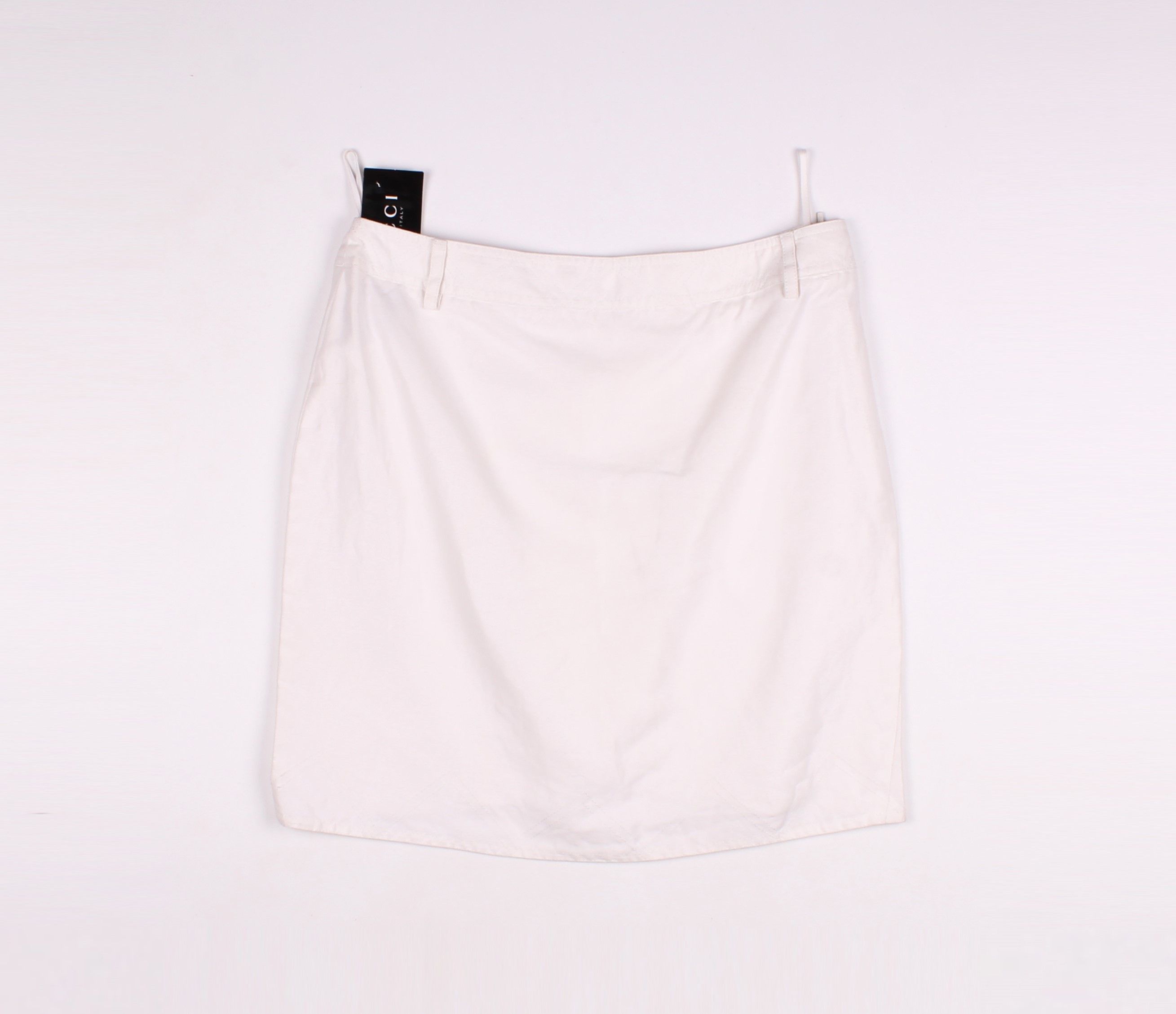 Gucci Gucci Vintage 2004 by Tom Ford Mini White Skirt Size 30" / US 8 / IT 44 - 8 Thumbnail