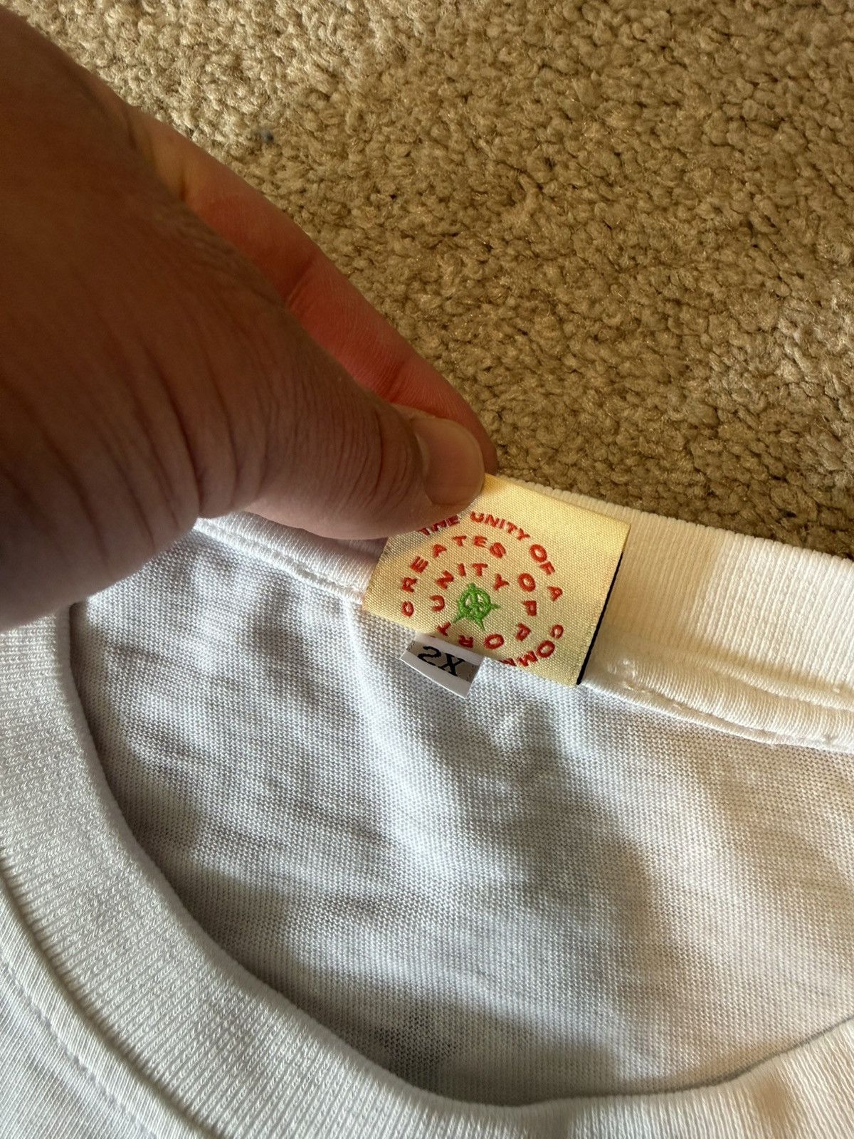 Other Kids Of Immigrants White S/S Tee Size US XXL / EU 58 / 5 - 4 Thumbnail