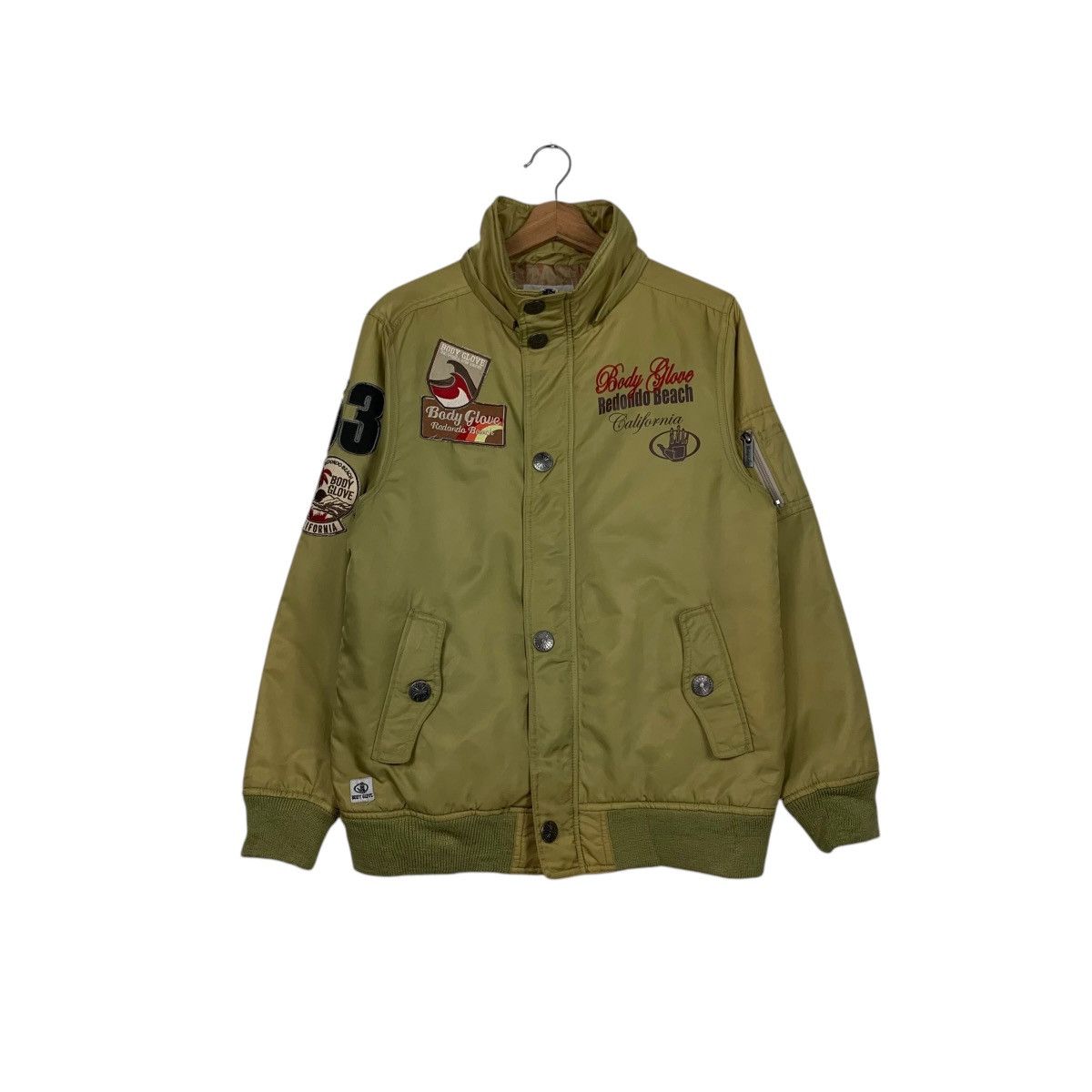 BODY GLOVE Surfing Pioneer Big Logo Jacket #2644-C118
