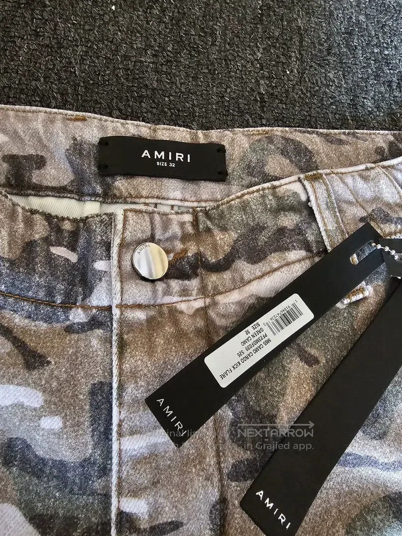 Amiri Amiri Size 32 Washed camouflage jeans Size US 32 / EU 48 - 4 Thumbnail