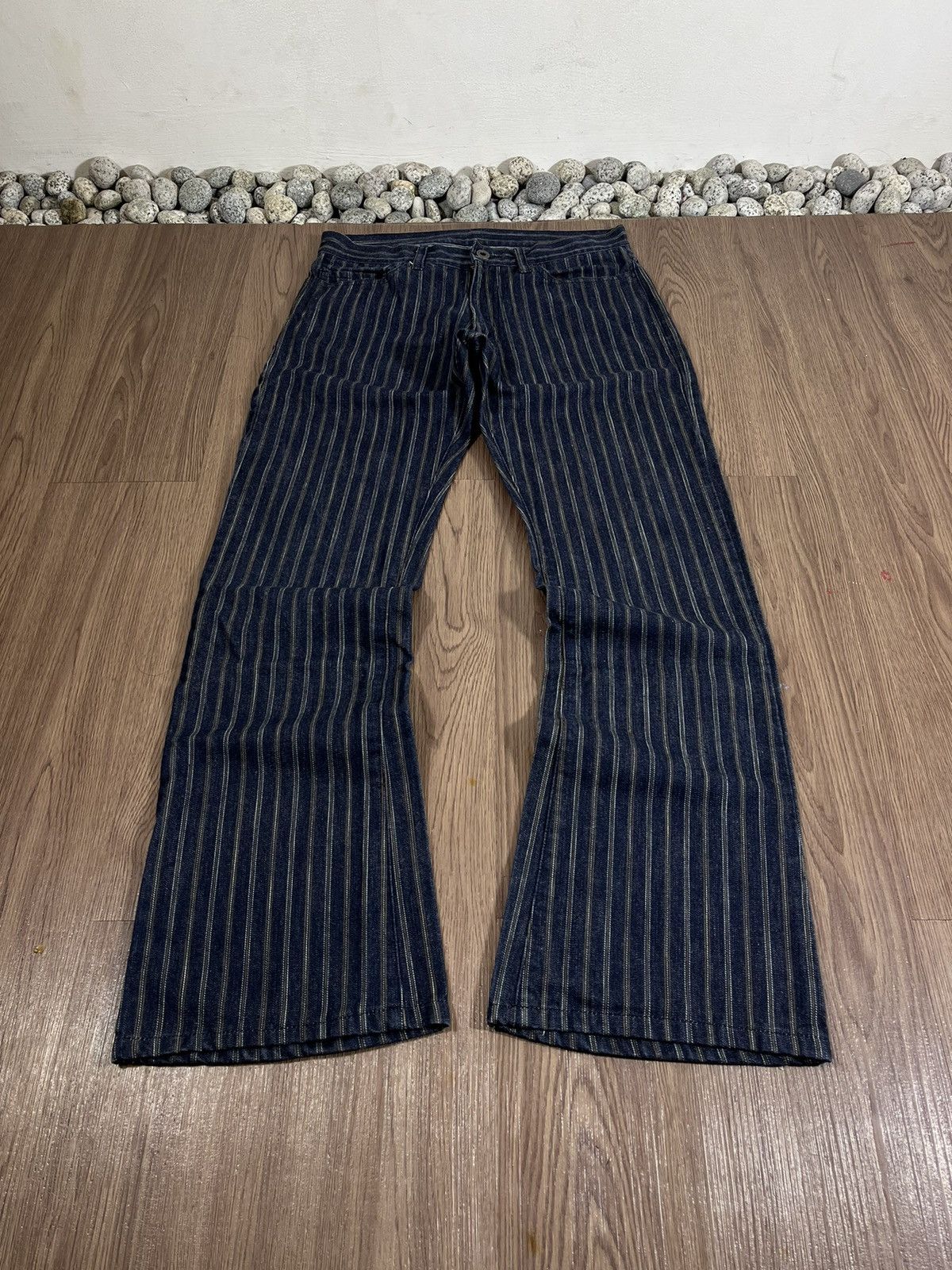 If Six Was Nine Edge Rupert Hickory Flare Denim Size US 30 / EU 46 - 4 Thumbnail