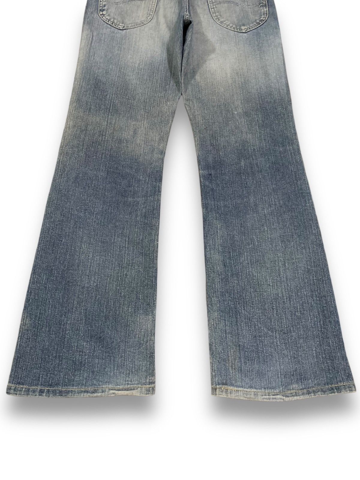Lee Vintage Lee Cowboy Sanforized Distressed Flared Jeans Size US 31 - 15 Thumbnail