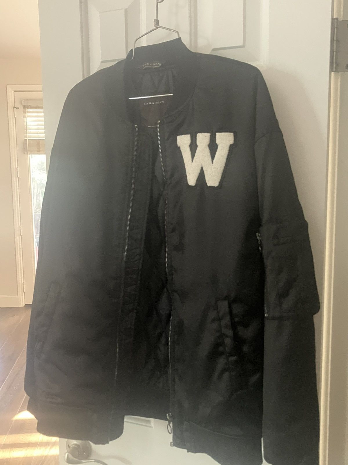 Ader Error × Zara ADERerror x Zara oversized bomber jacket | Grailed