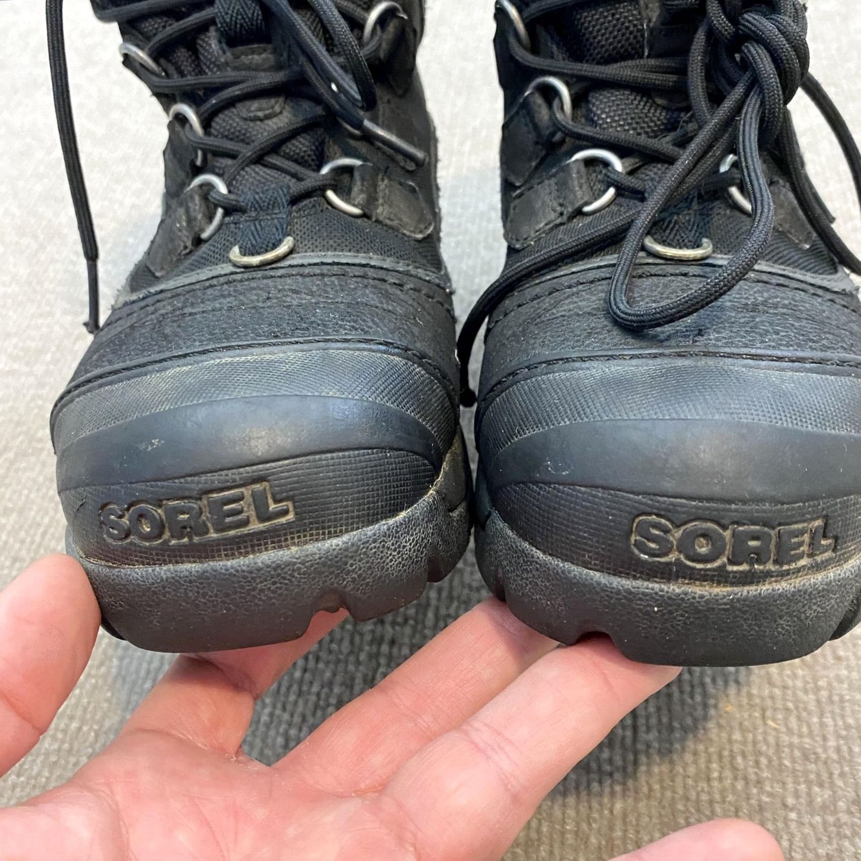 SOREL Sorel Timberwolf Boots Womens 8 Black Waterproof Ankle Lace Up SL Timberwolf 09 NL1487-011 Html Size US 8 / IT 38 - 7 Thumbnail