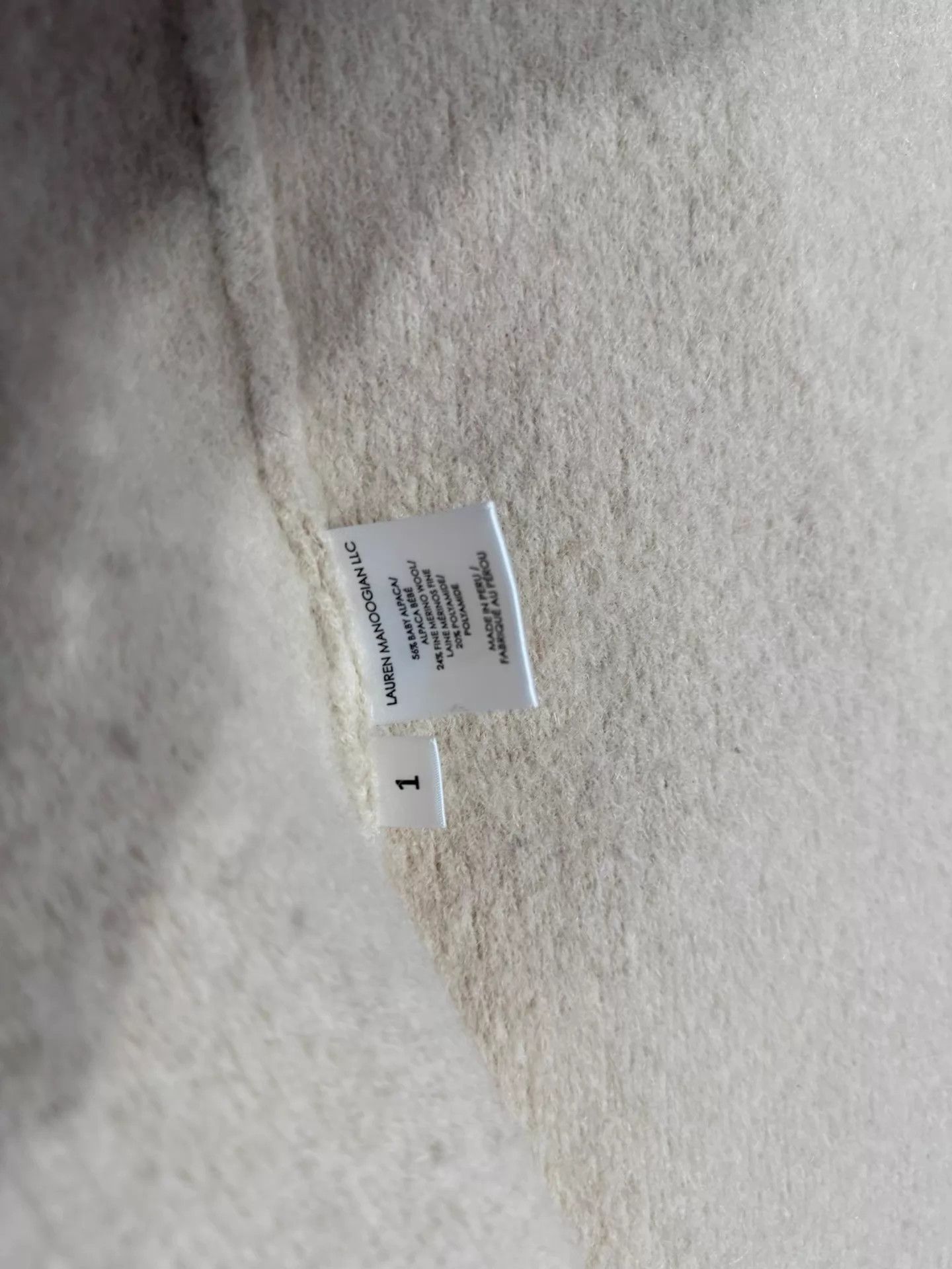 Lauren Manoogian Lauren Manoogian Alpaca Knit Heavy Coat Chic Casual 9/10 Size S / US 4 / IT 40 - 5 Thumbnail