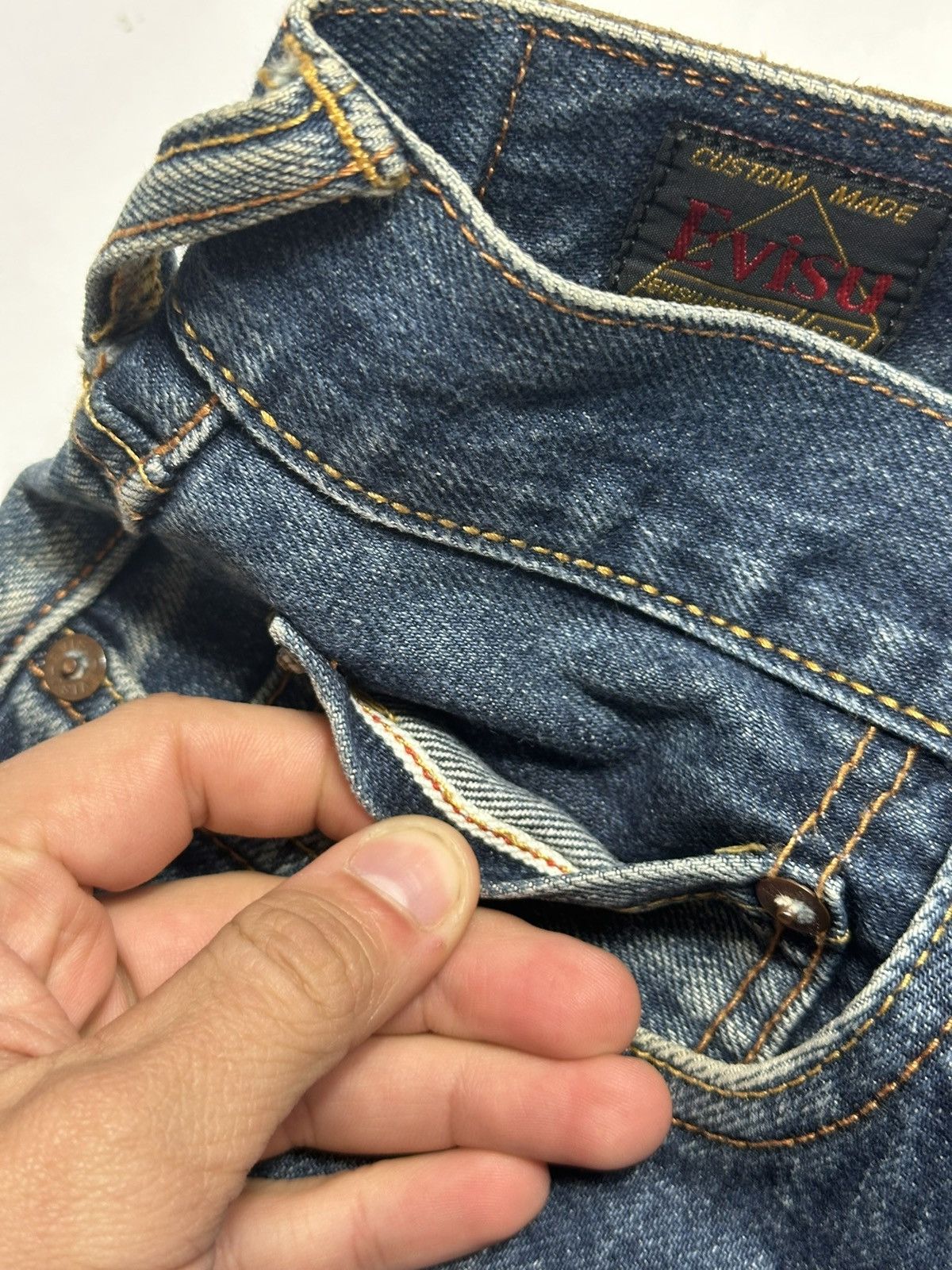 Evisu Vintage Evisu Seagull Selvedge Jeans Size US 34 / EU 50 - 11 Thumbnail